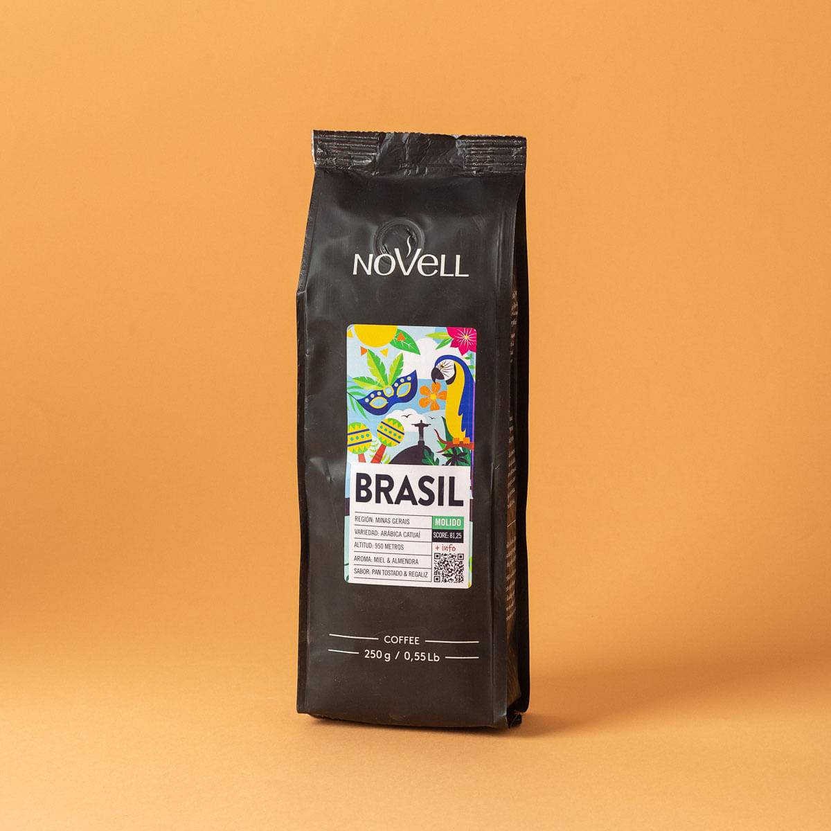 Cafè mòlt origen Brasil Novell 250g