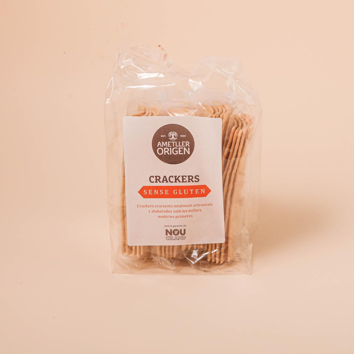 Crackers sense gluten Ametller Origen 140g - 4u.