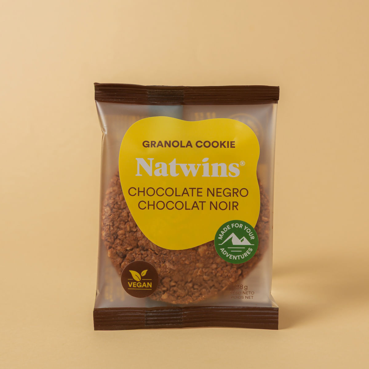 Granola cookie de xocolata negra Natwins 38g