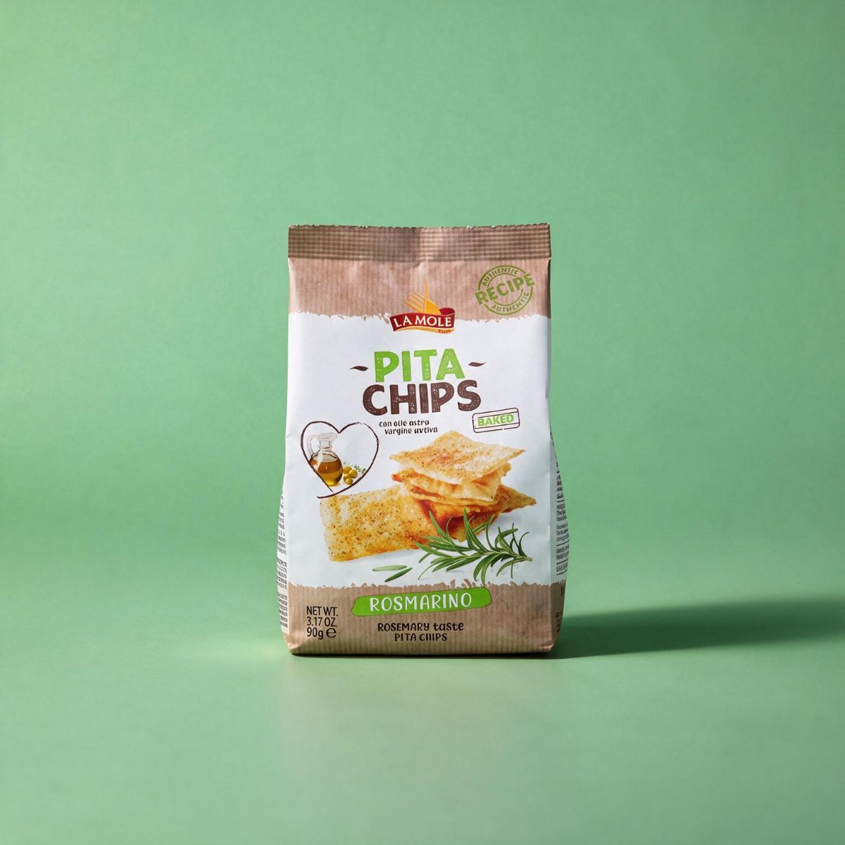 Chips de pita romero La Mole 90g