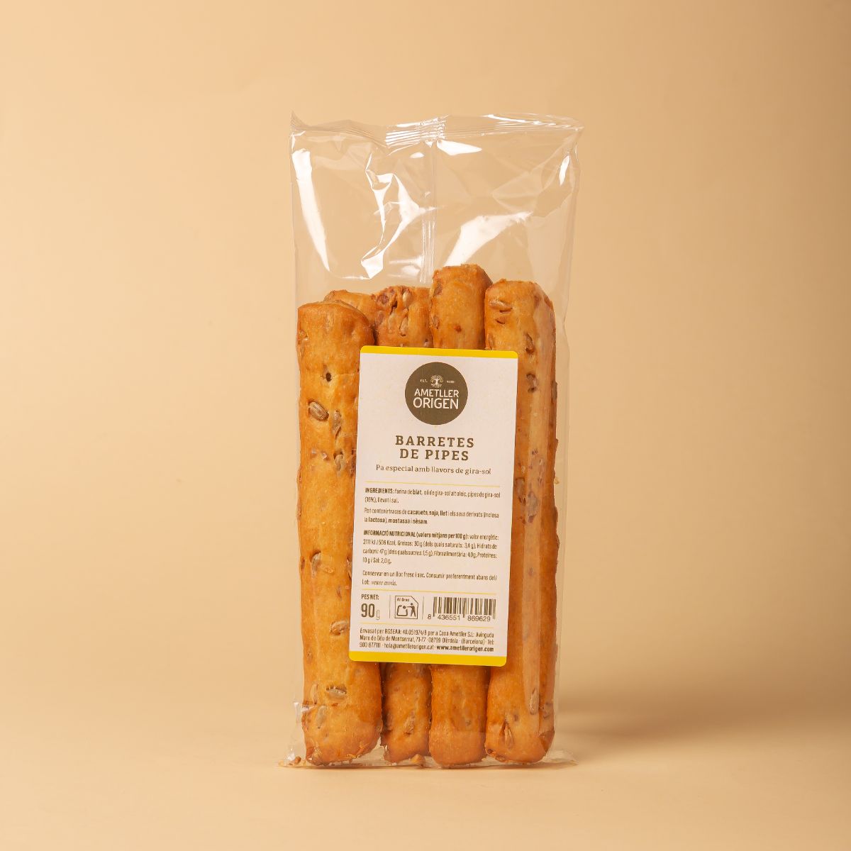 Barritas con pipas Ametller Origen 90 g