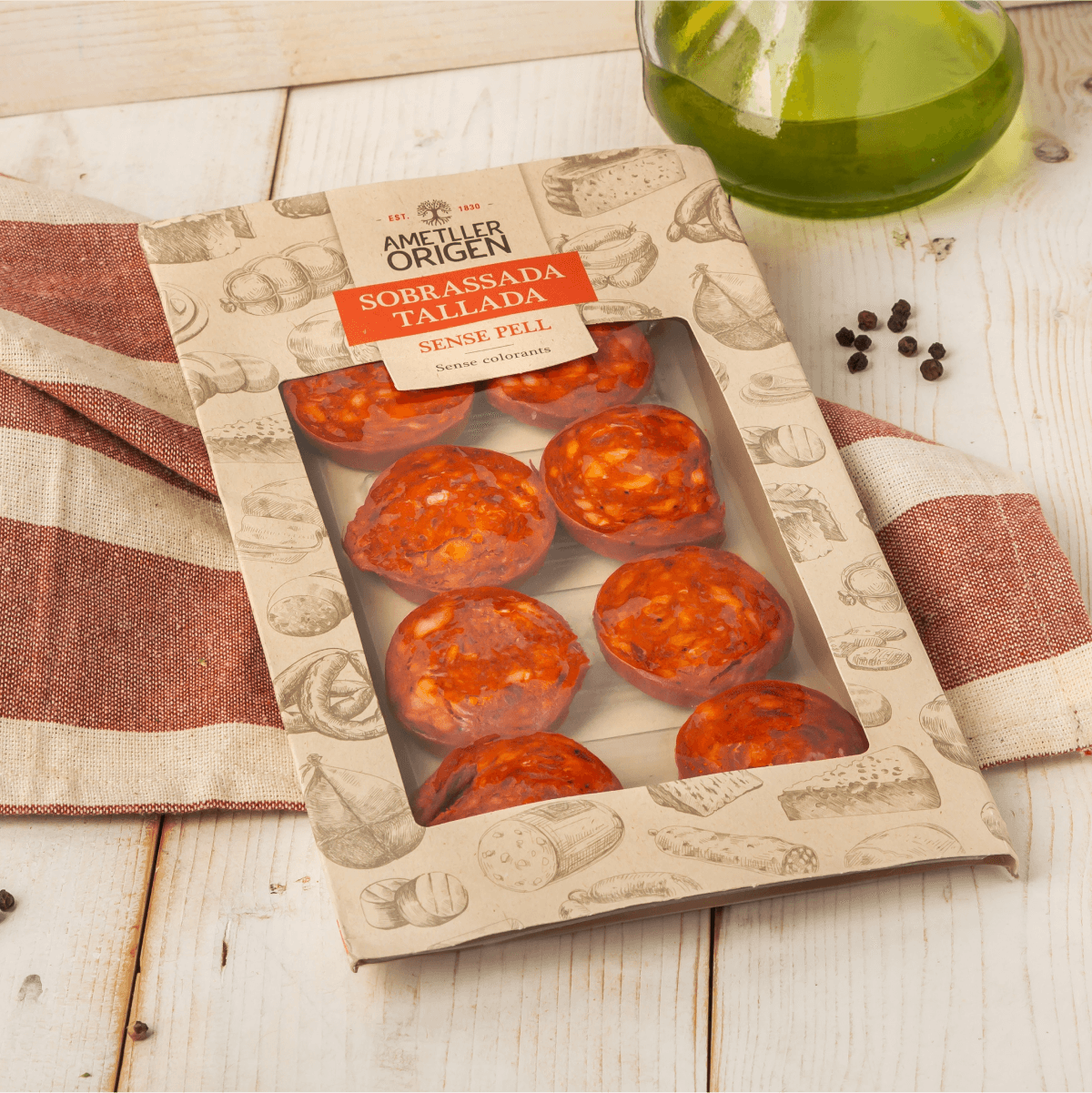 Sobrasada cortada Ametller Origen 70g