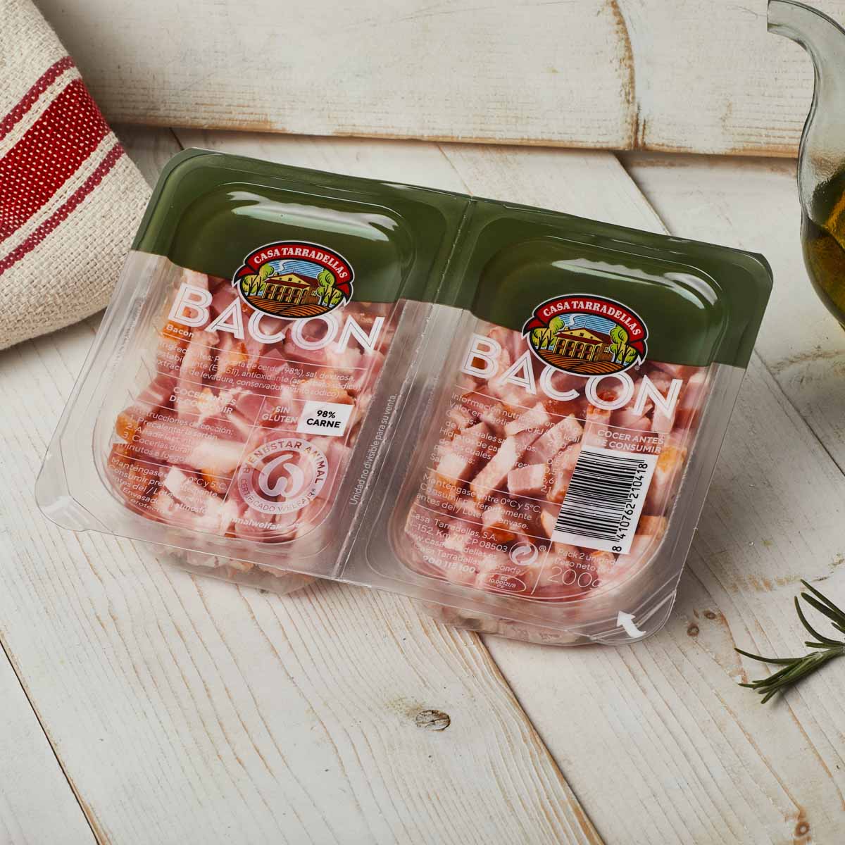 Cintes de bacó Casa Tarradellas 100g - 2u.