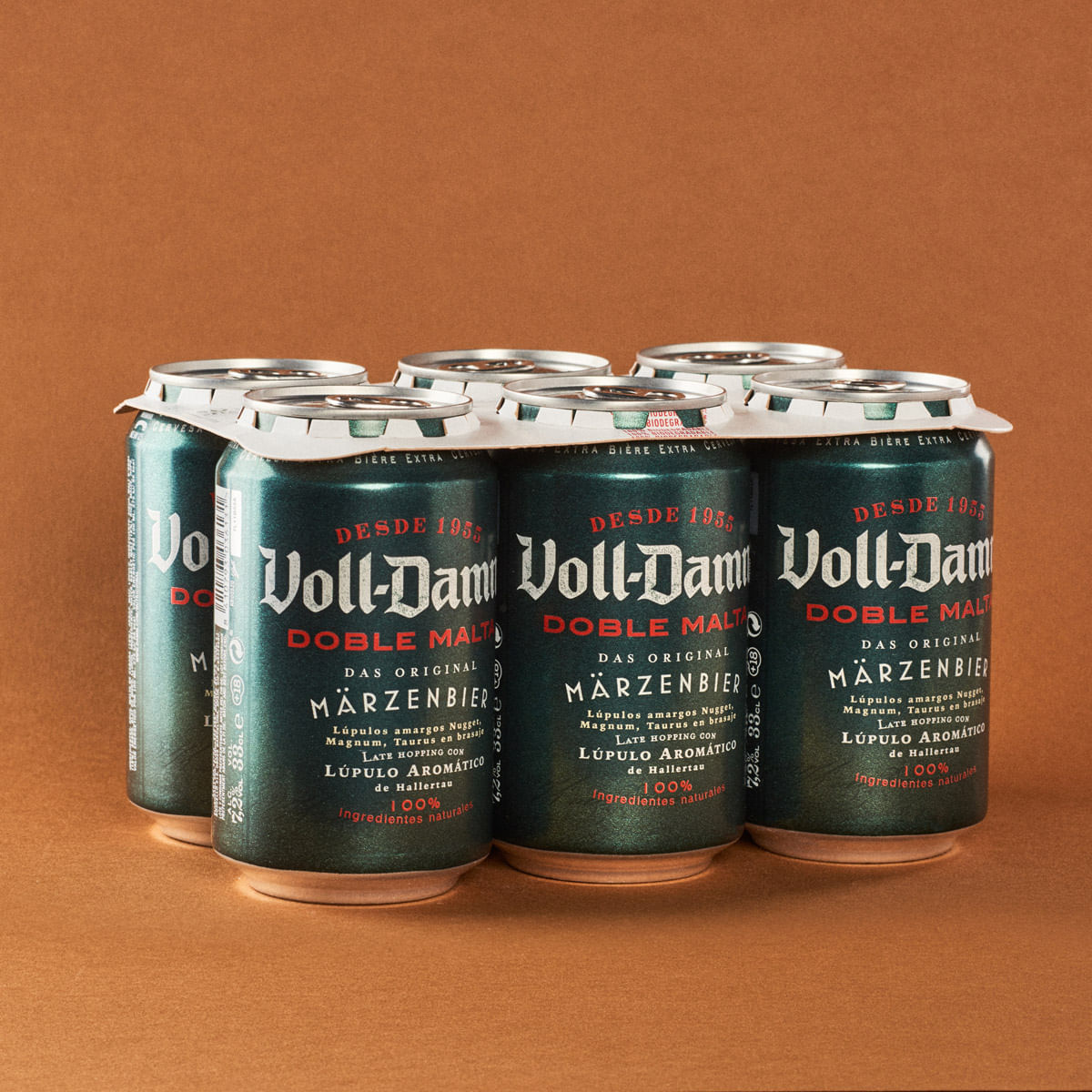 Cervesa en llauna Voll DAMM 33cl - pack 6u.