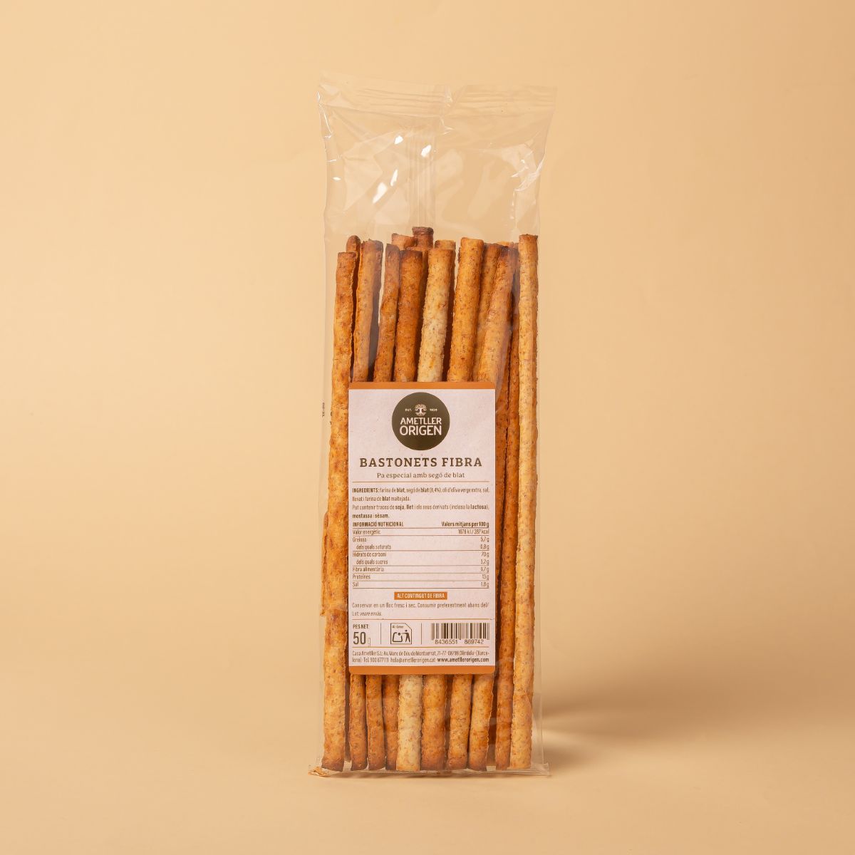 Palitos integrales Ametller Origen 50g