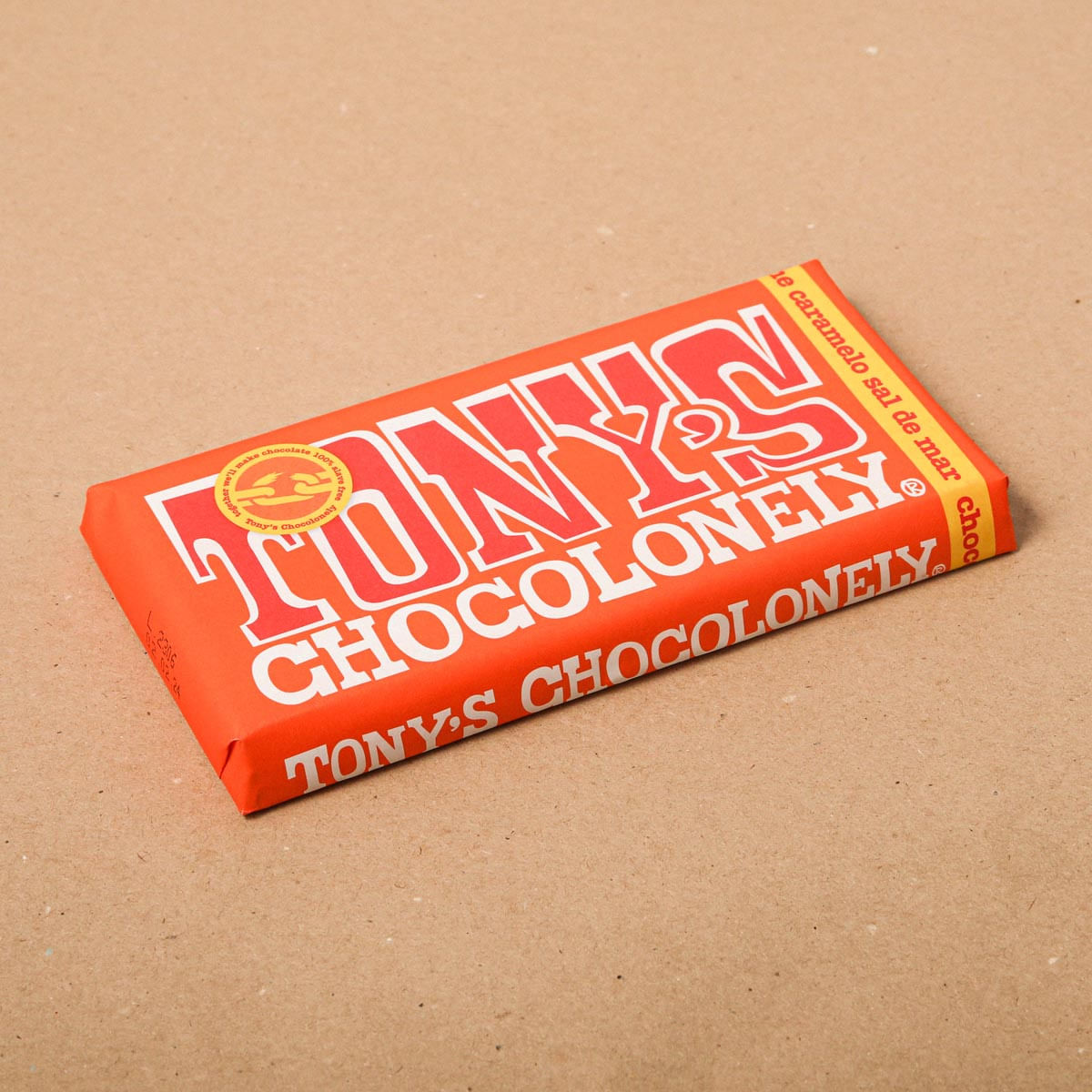 Chocolate con leche, caramelo y sal de mar Tony's Chocolonely 180 g