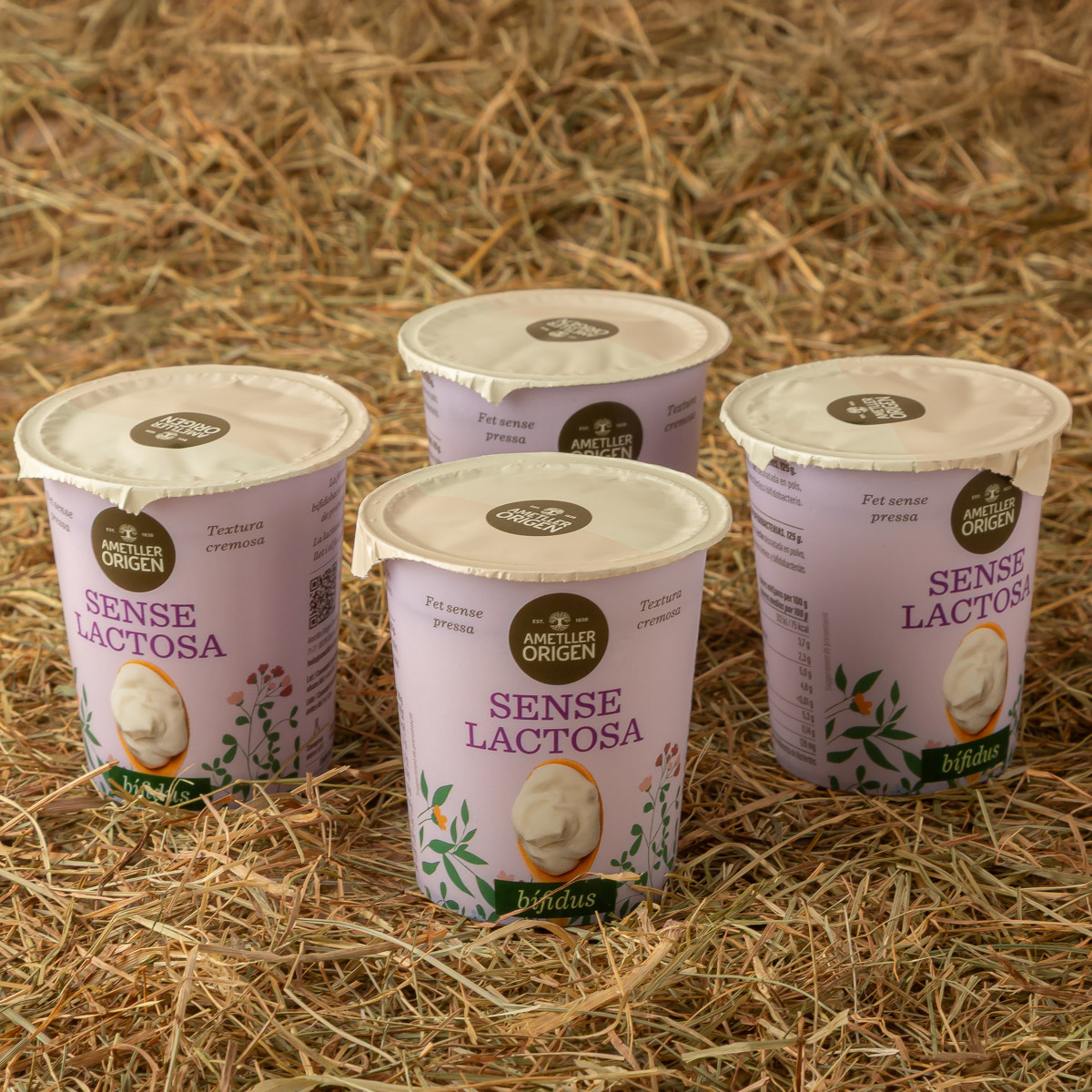 Yogur firme sin lactosa Ametller Origen 125g - 4uds.