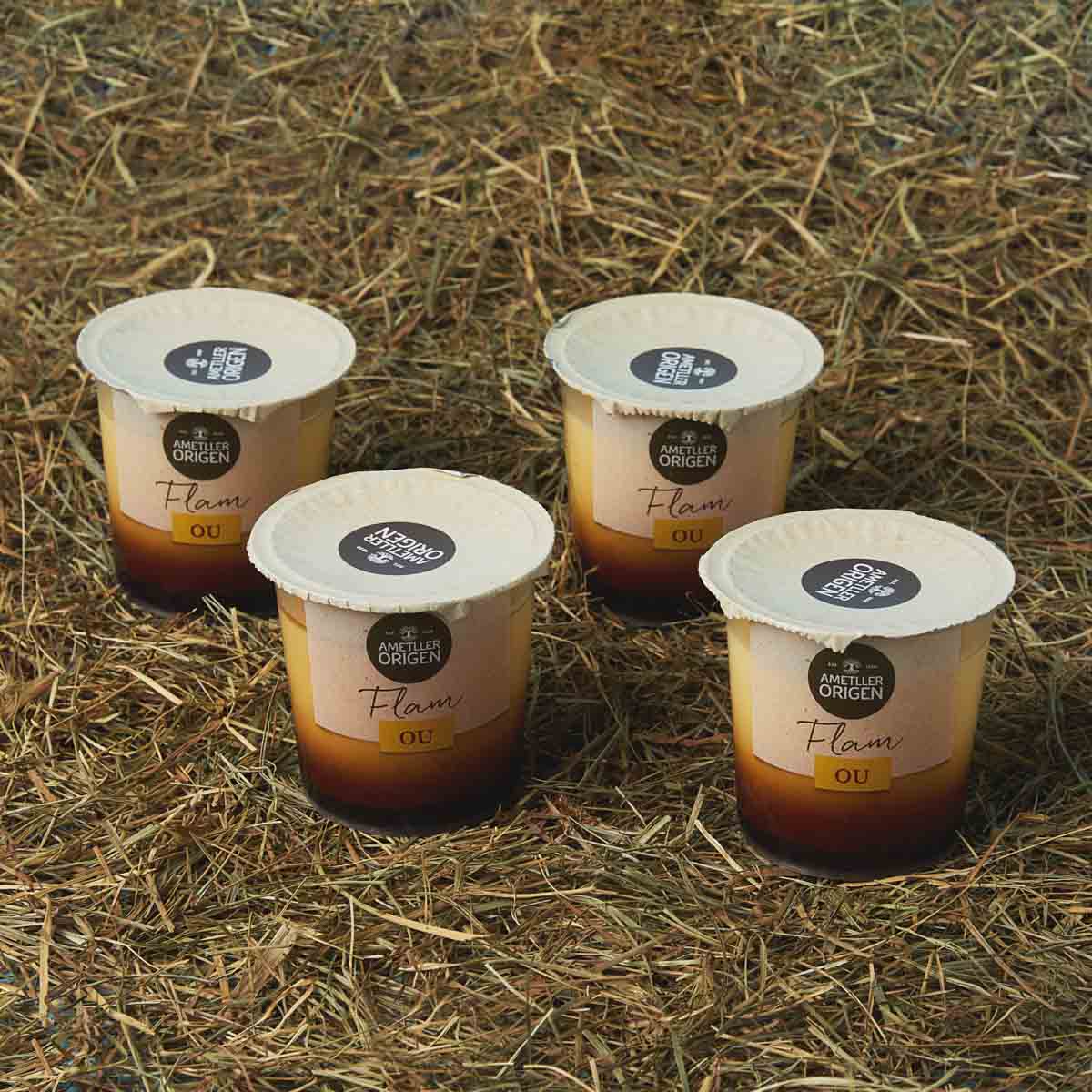 Flam d'ou Ametller Origen 110g - 4u.