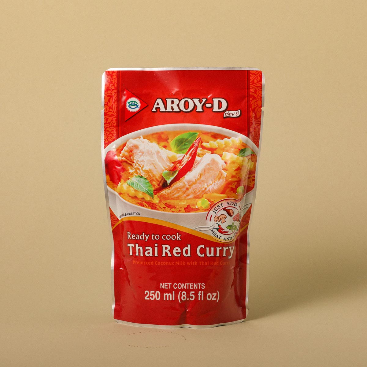 Salsa de curri vermell thai AROY-D 250ml