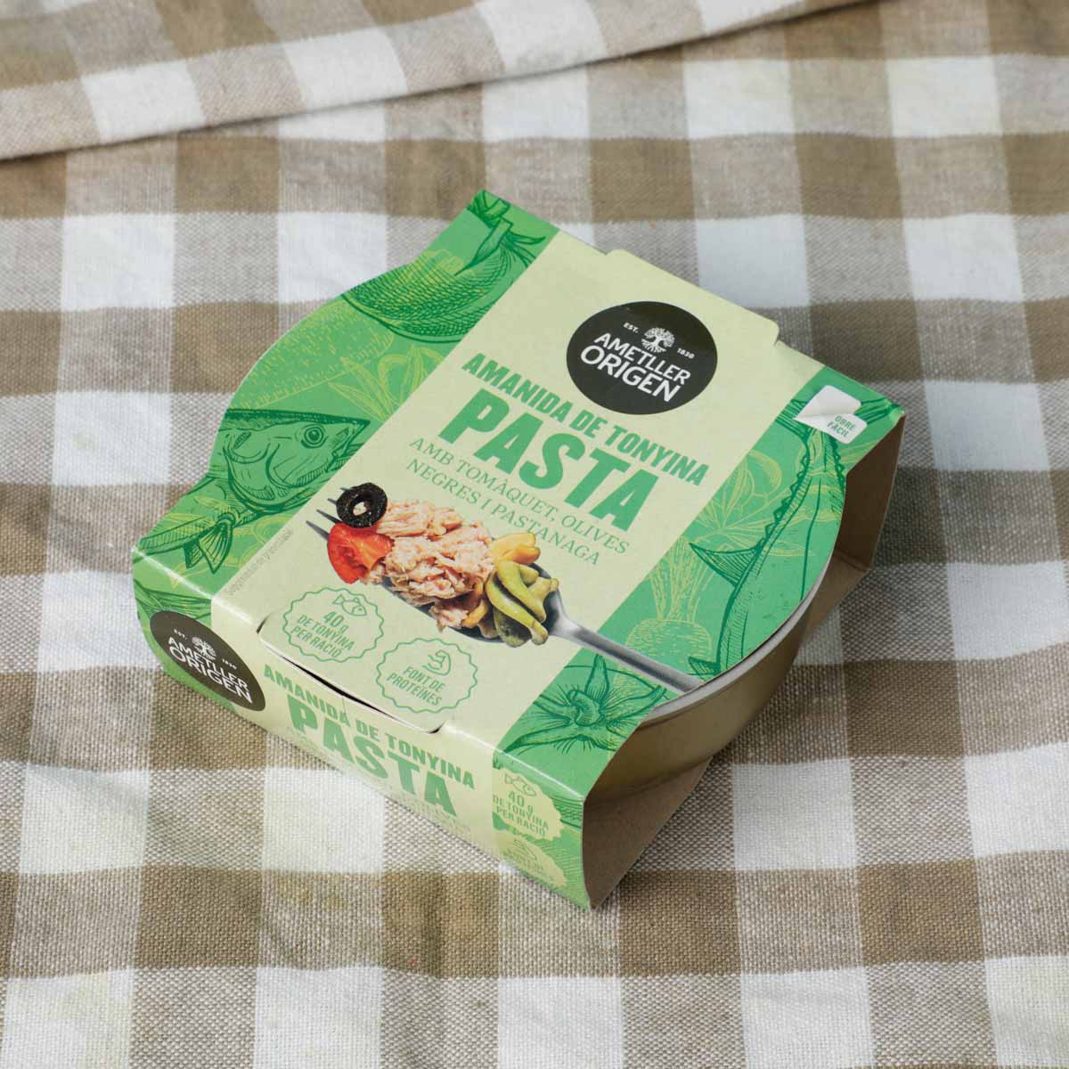 Ensalada de atún y pasta Ametller Origen 160g