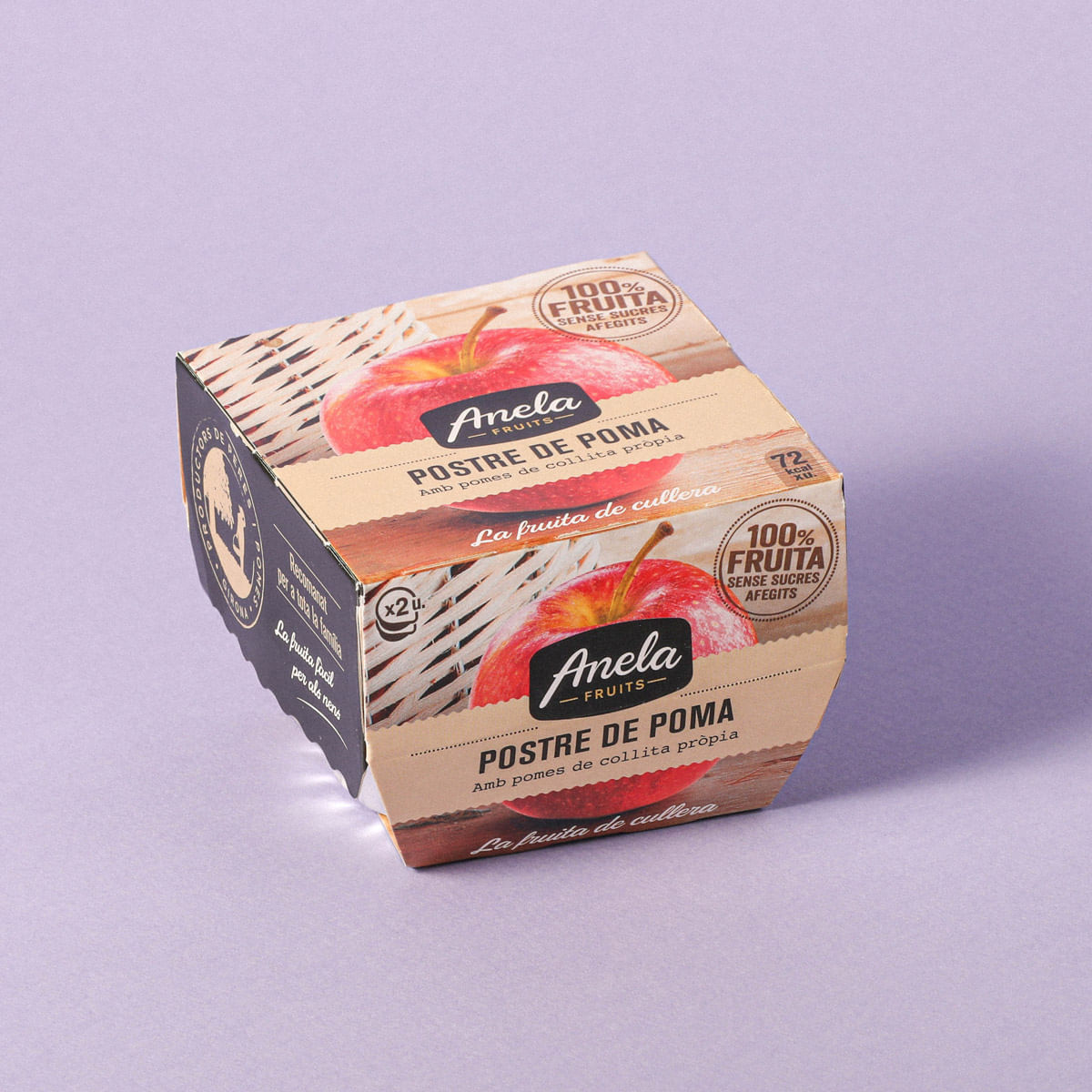 Postre poma A.FRUITS 100g - 2u.