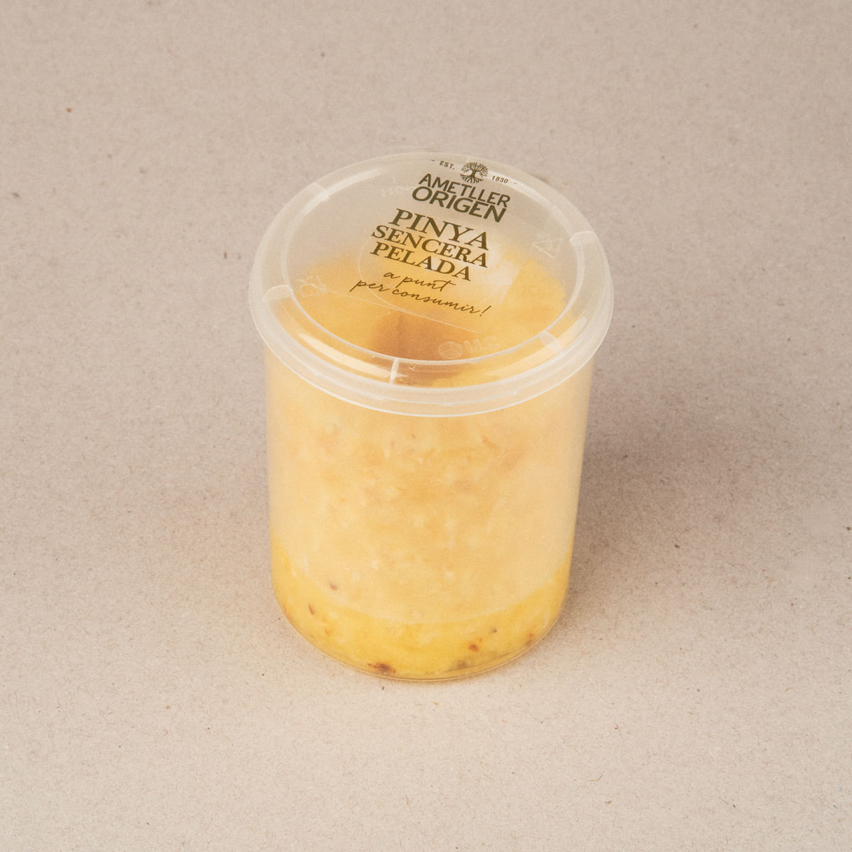 Pinya natural sencera pelada Ametller Origen 460g