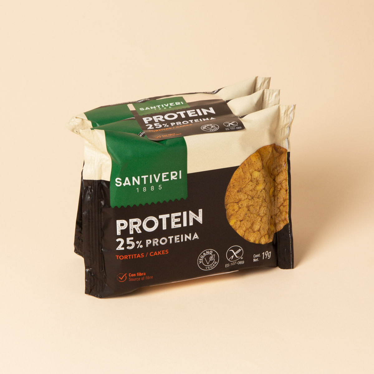 Coquetes de proteïna Santiveri 19g - 3u.