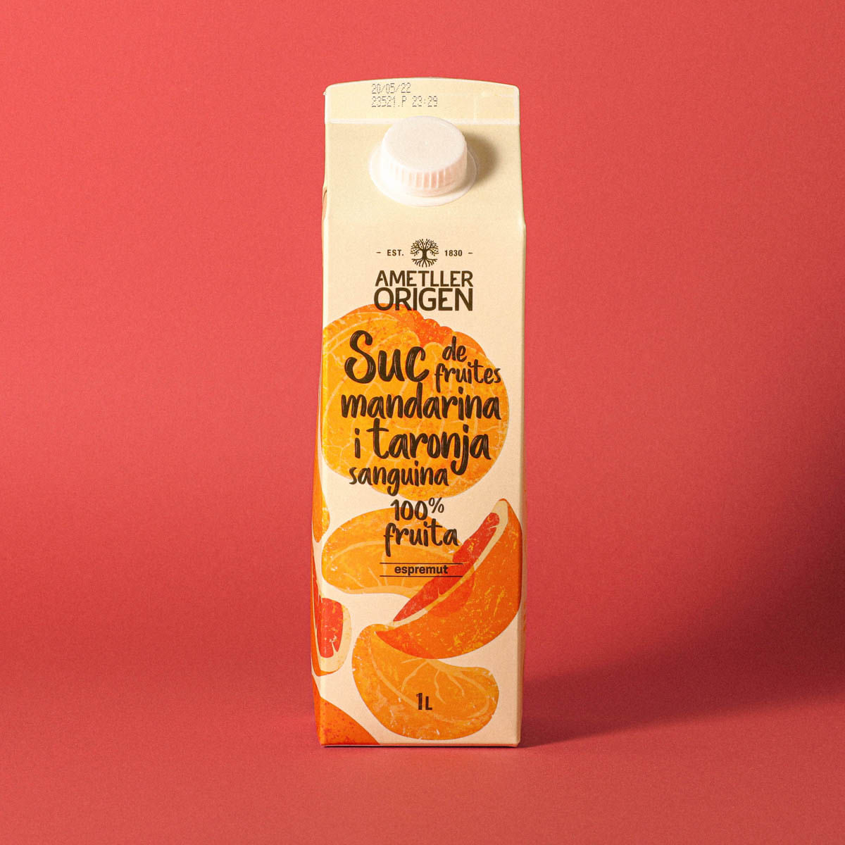 Suc Mandarina sanguina Ametller Origen 1L