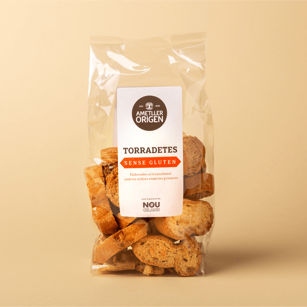 Torradetes sense gluten Ametller Origen 100g