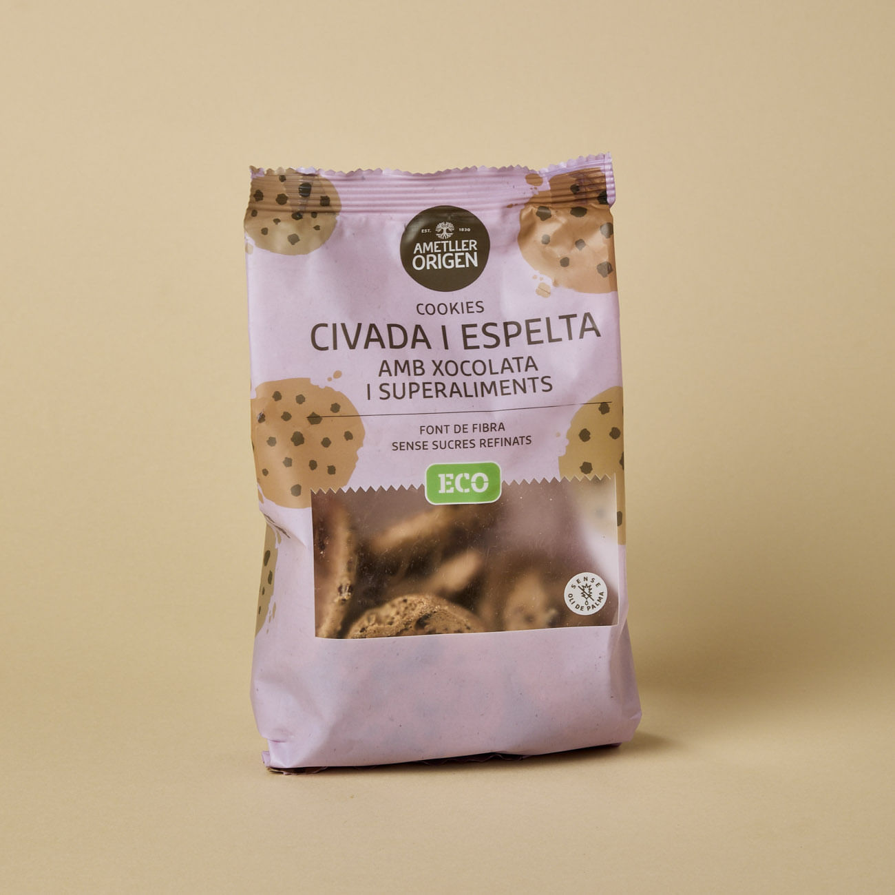 Cookies superaliments ecològics Ametller Origen 130g