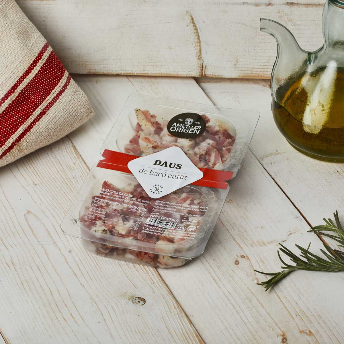 Dauets de bacó curat Ametller Origen 50g - 2u.