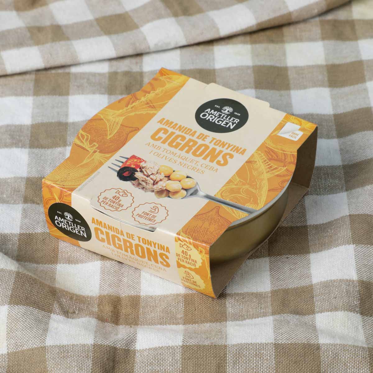 Ensalada de atún y garbanzo Ametller Origen 160g