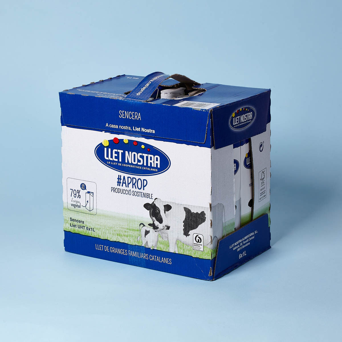 Llet sencera LLET NOSTRA 1l - caixa 6u.