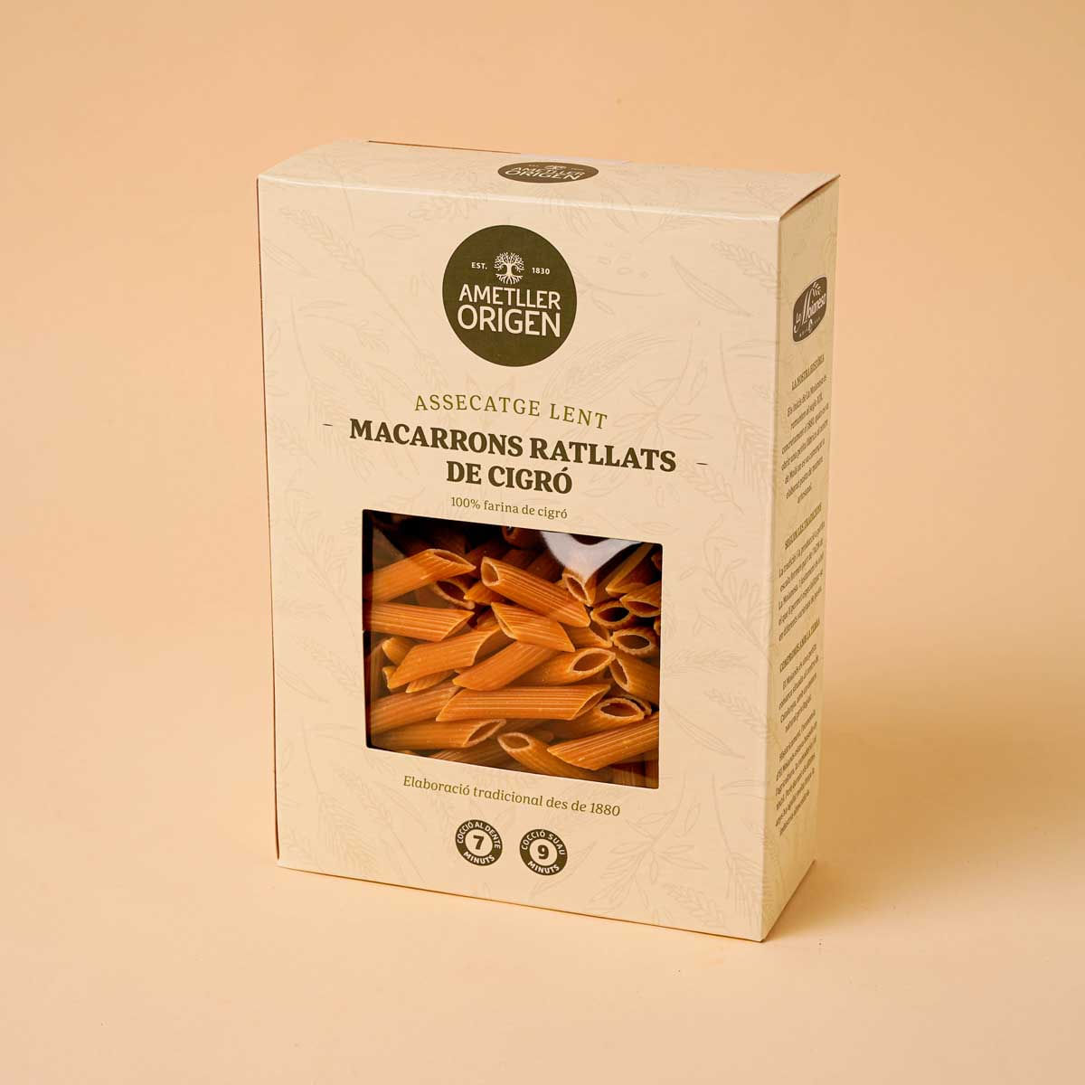 Macarrons ratllats cigrons Ametller Origen 250g