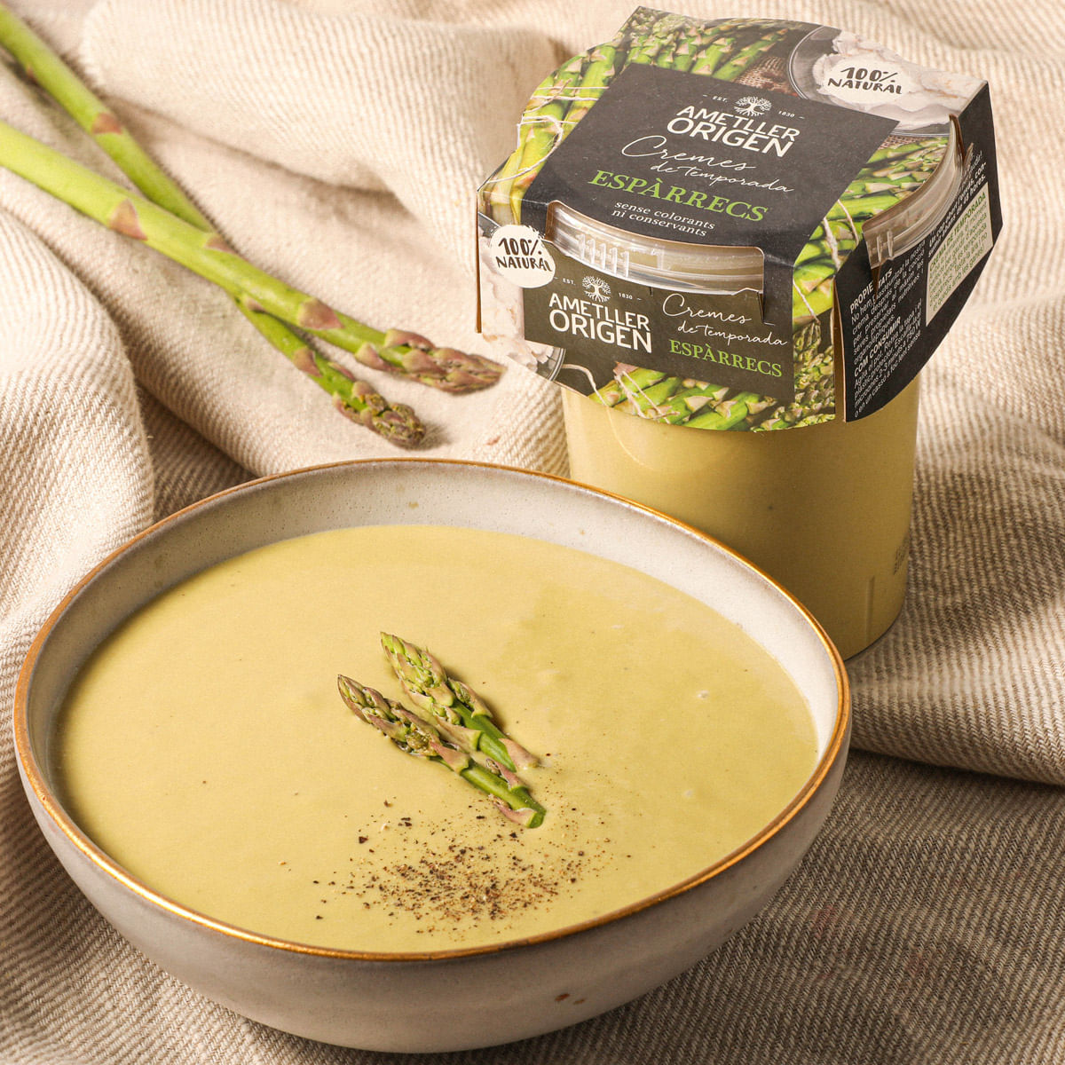 Crema d'esparrecs Ametller Origen 485ml