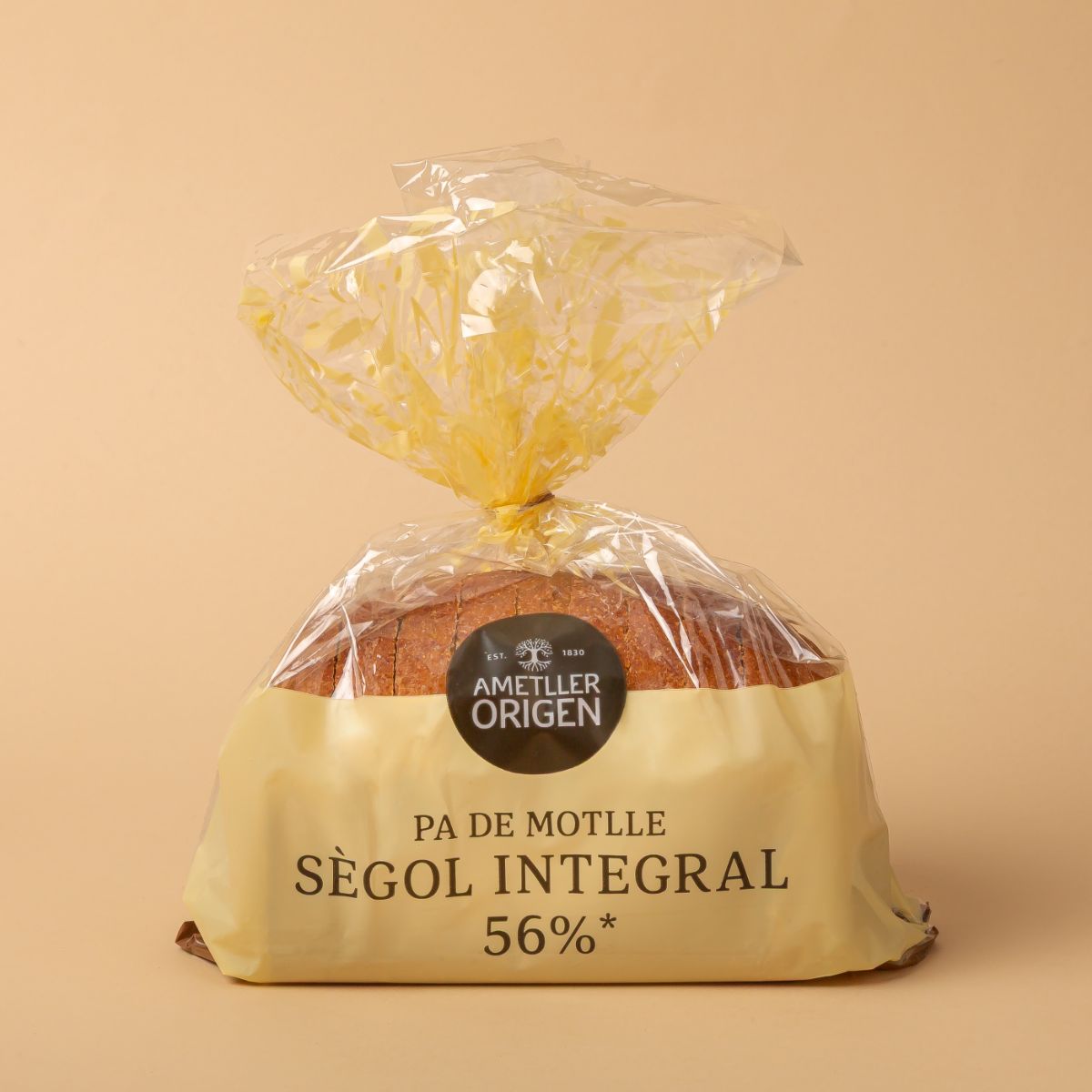 Pan de molde centeno integral 56% Ametller Origen 290g