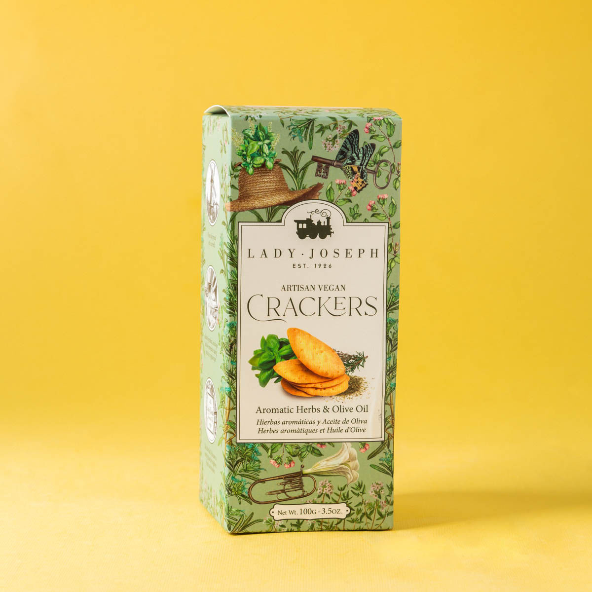 Crackers d'herbes aromàtiques Lady Joseph 100g