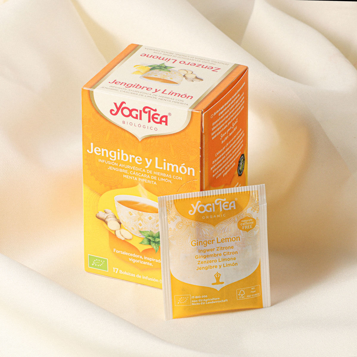 Te amb gingebre i llimona YOGI TEA 30,6g