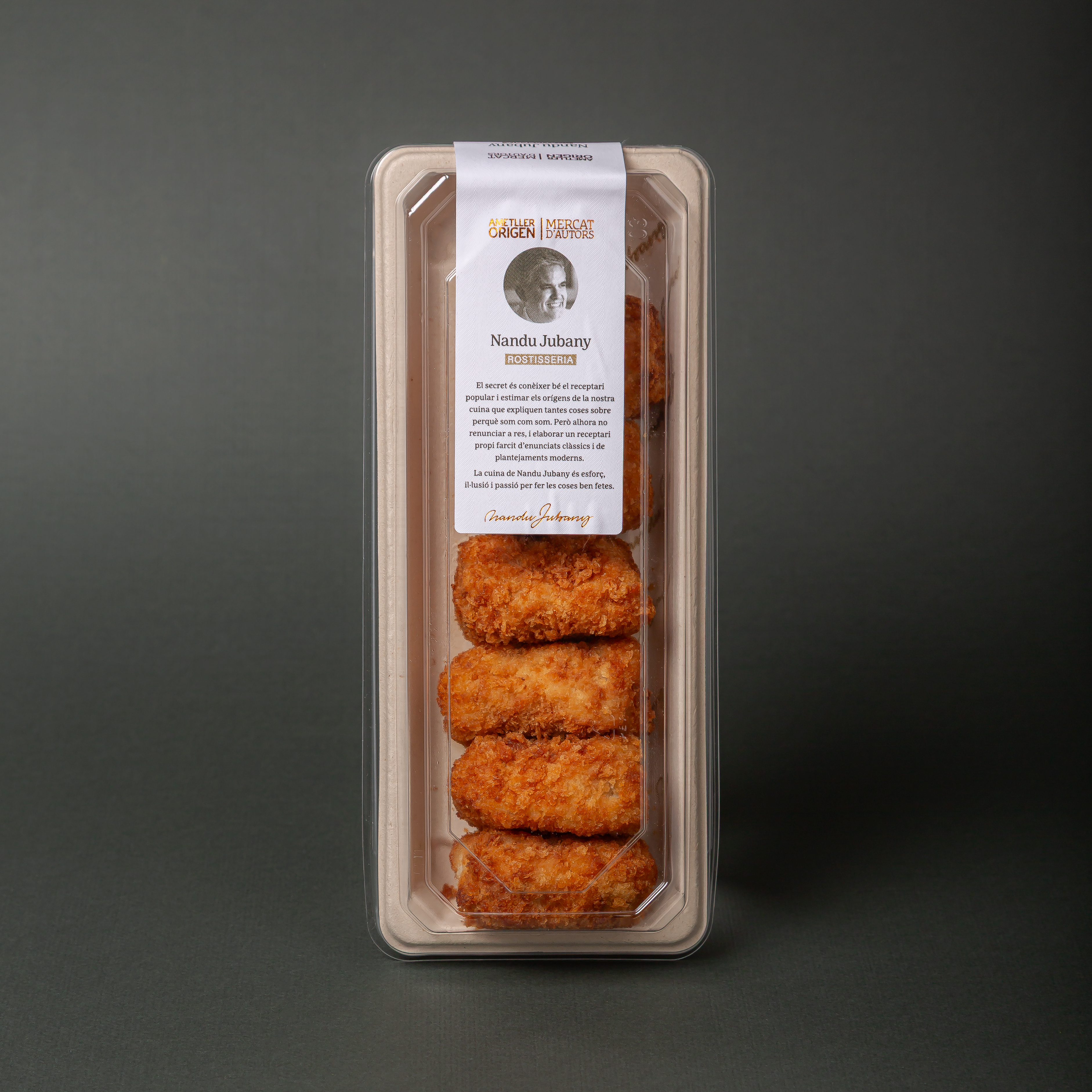 Croquetas jamón fritas Nandu Jubany 200g