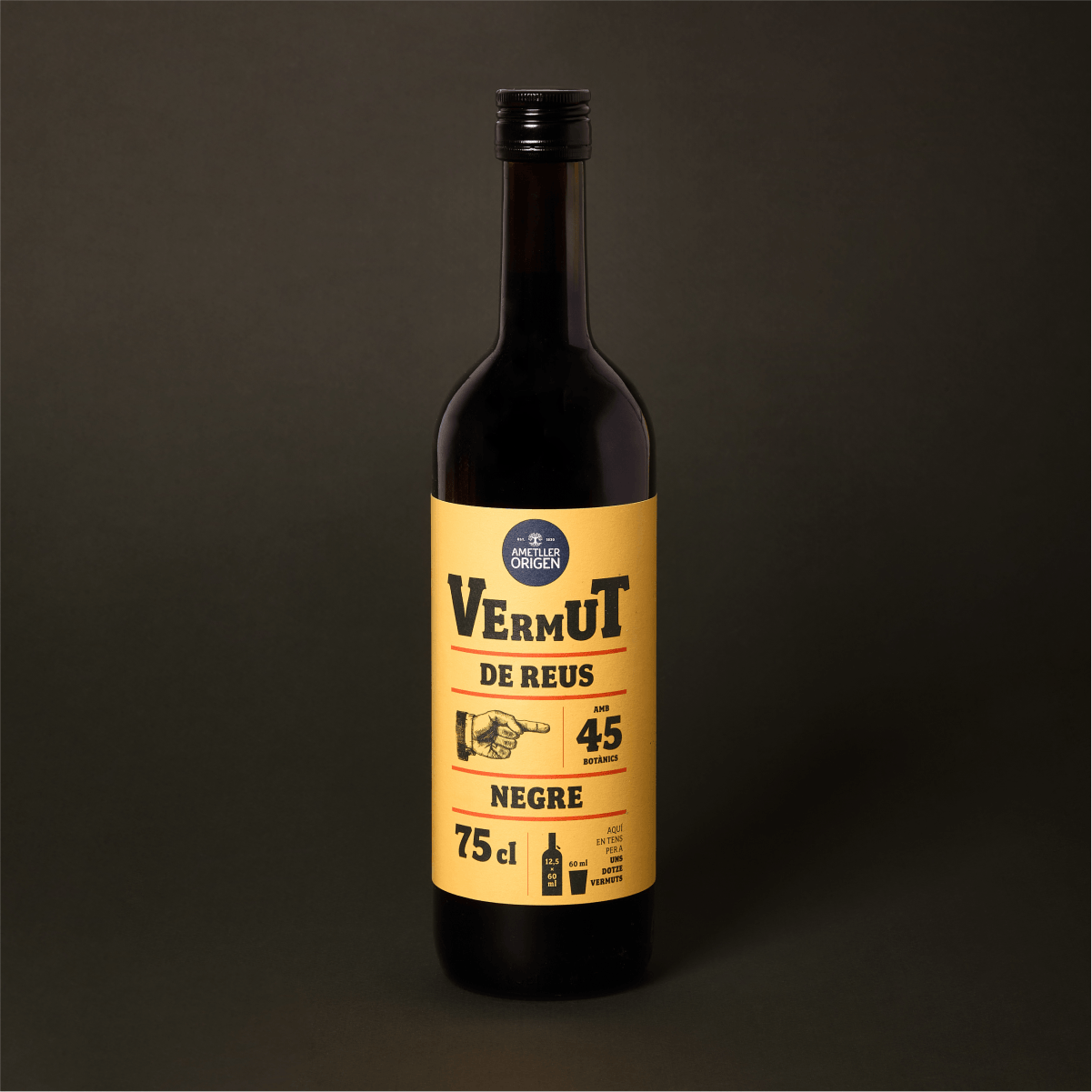 Vermut negre Ametller Origen 75cl