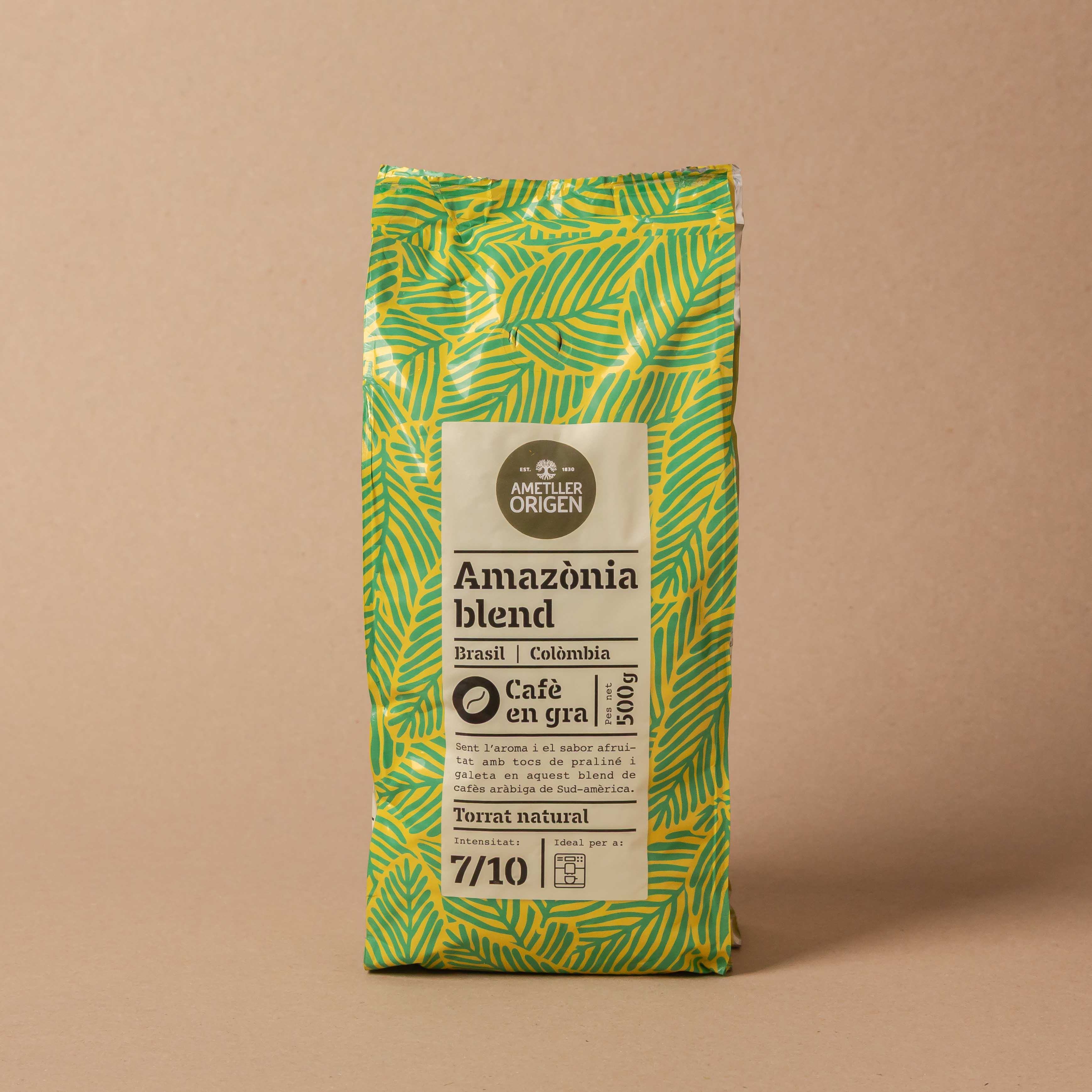 Cafè en gra amazònic Ametller Origen 500g
