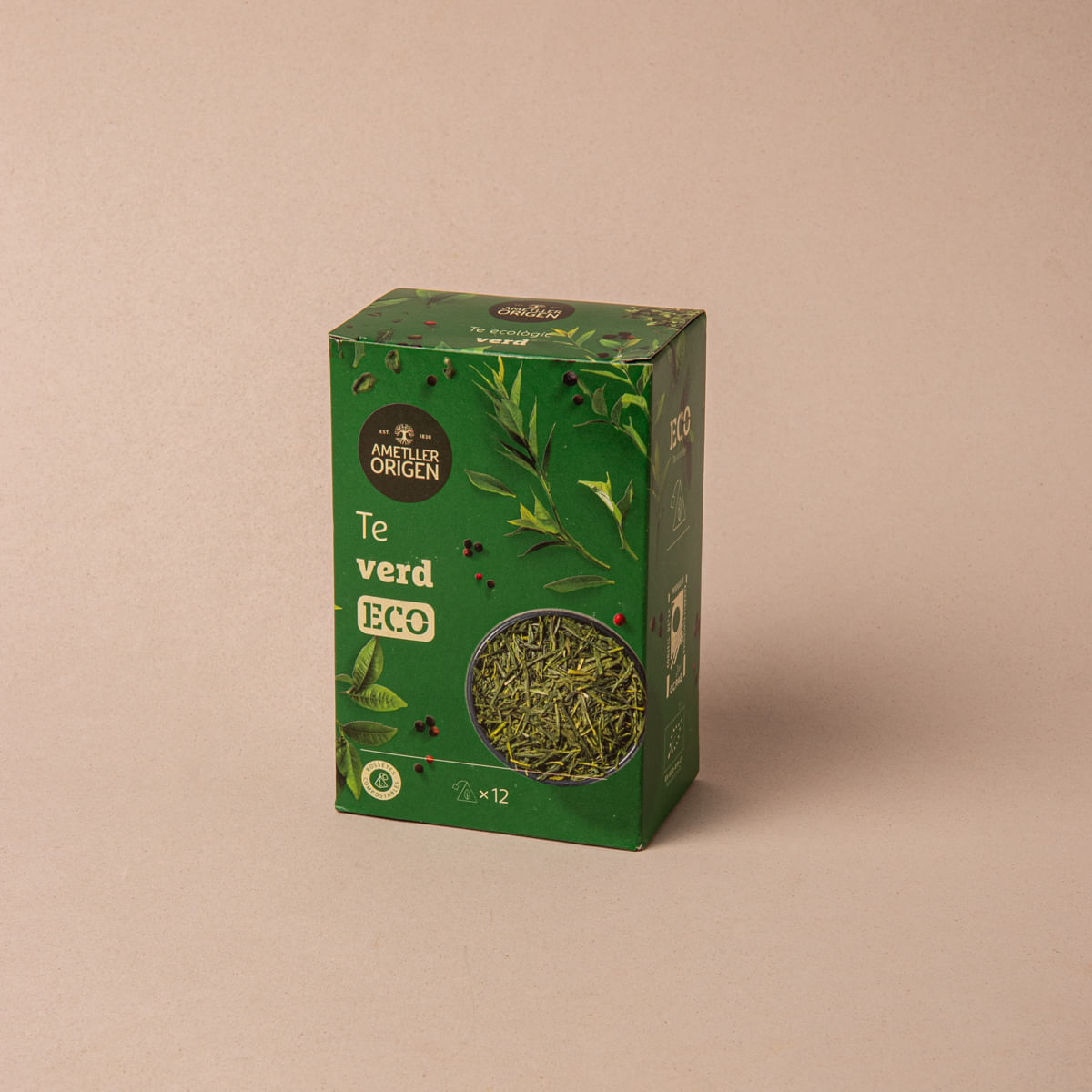 Te verd ecològic Ametller Origen 18g