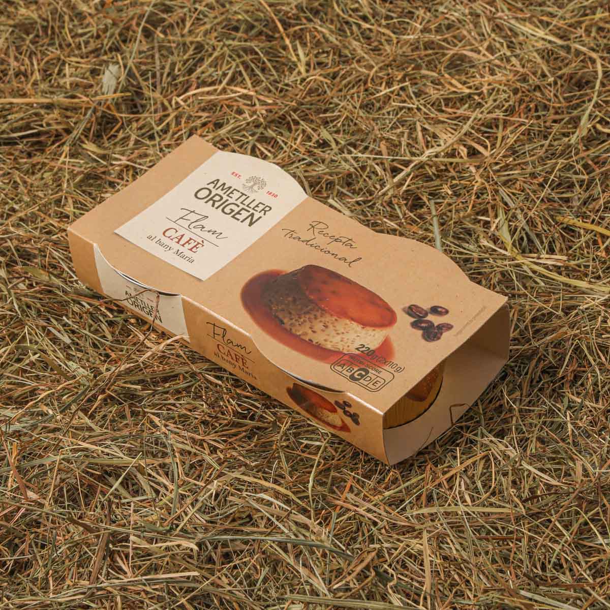 Flam de cafè Ametller Origen 110g - 2u.