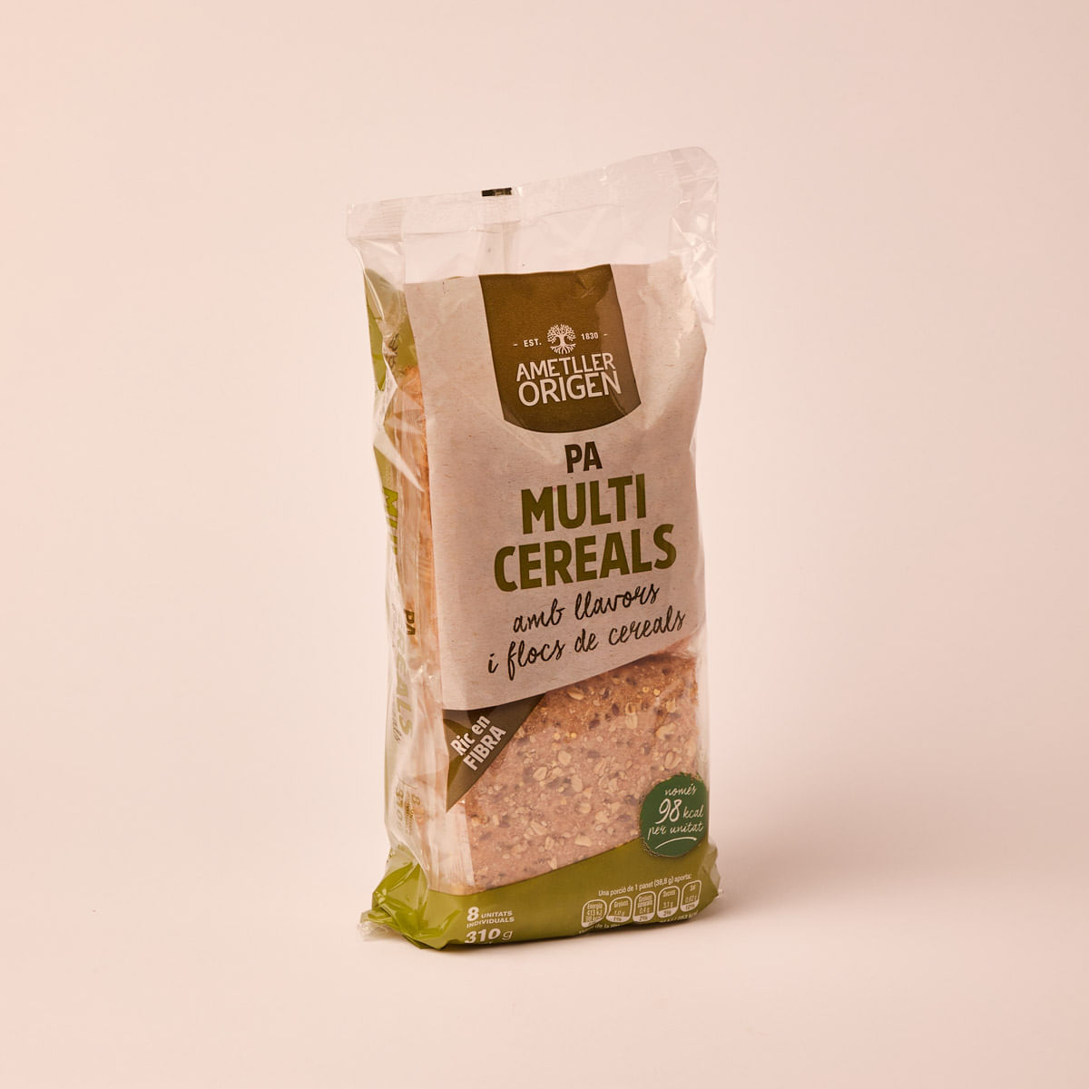 Pa multicereals amb llavors Ametller Origen 310g