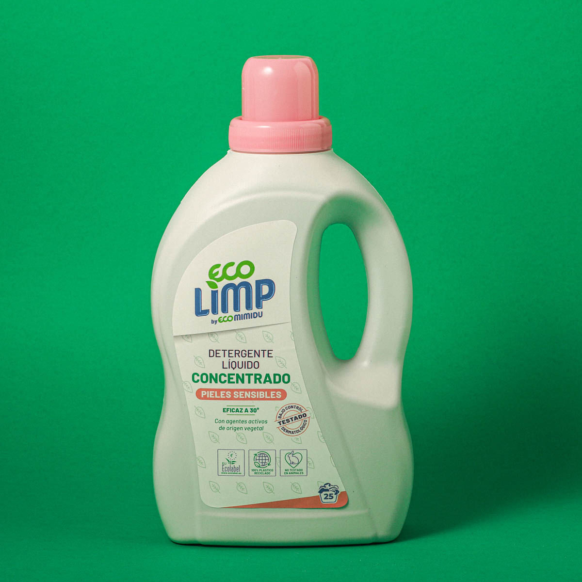 Detergent líquid concentrat pells sensibles ECOMIMIDU 1,5L