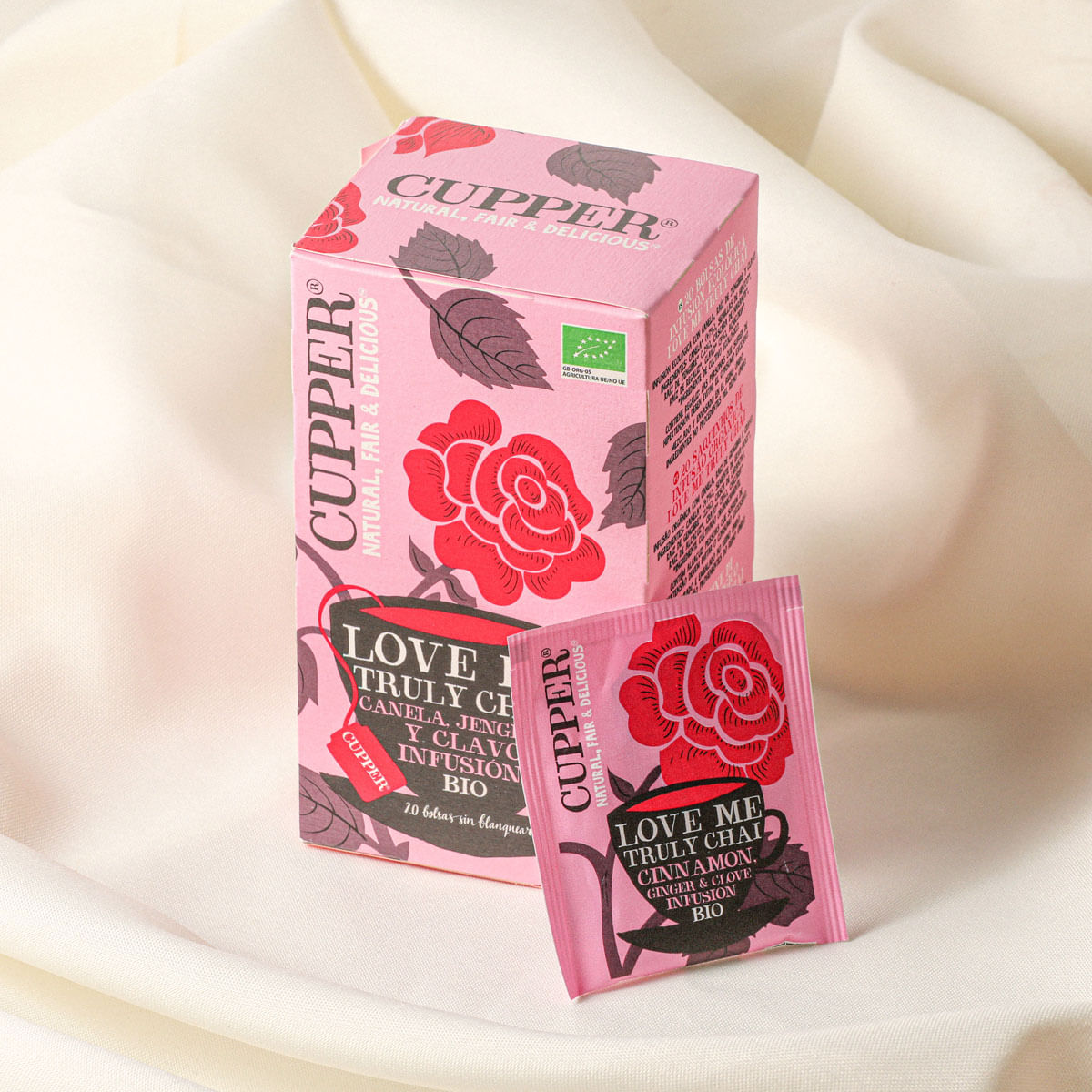 Infusió ecològica Love me truly chai CUPPER 44g
