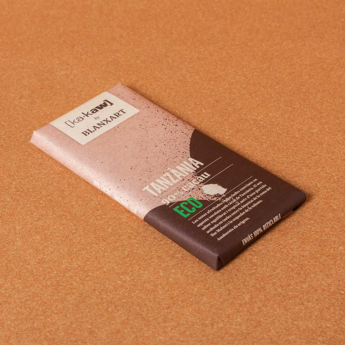 Xocolata Tanzania 90% cacau ecològic Ka-Kaw 75g