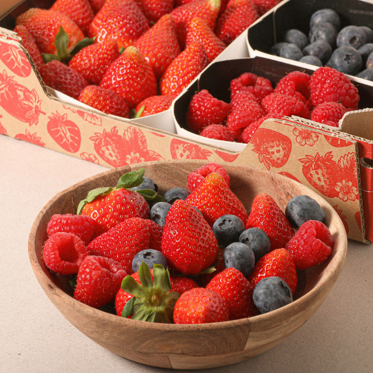 Mix fruits vermells 650g