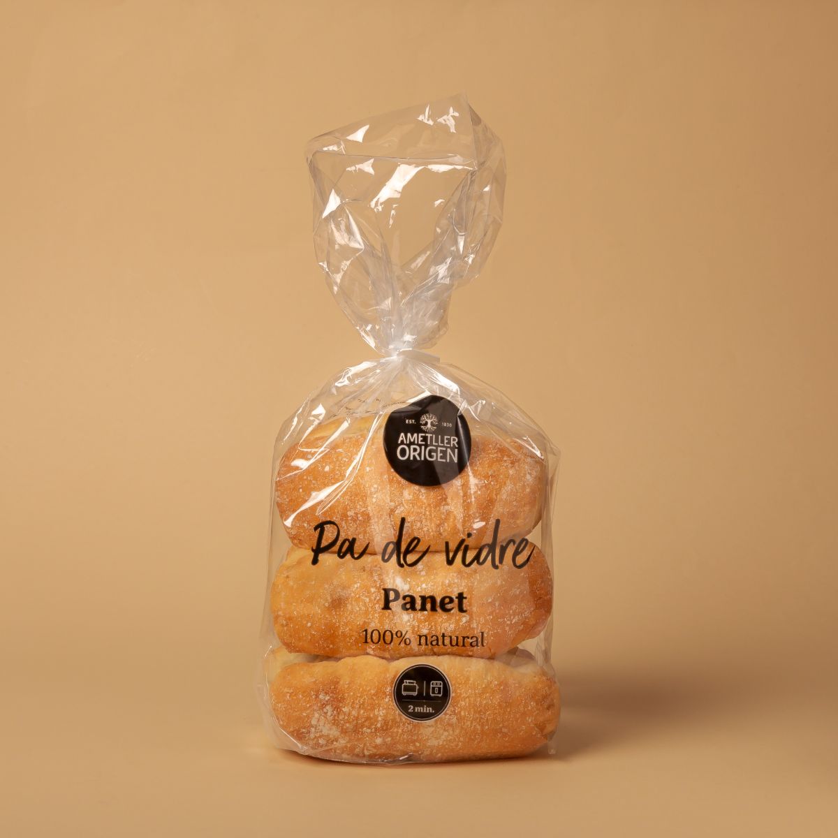 Panecillo de cristal Ametller Origen 240g - 6uds.
