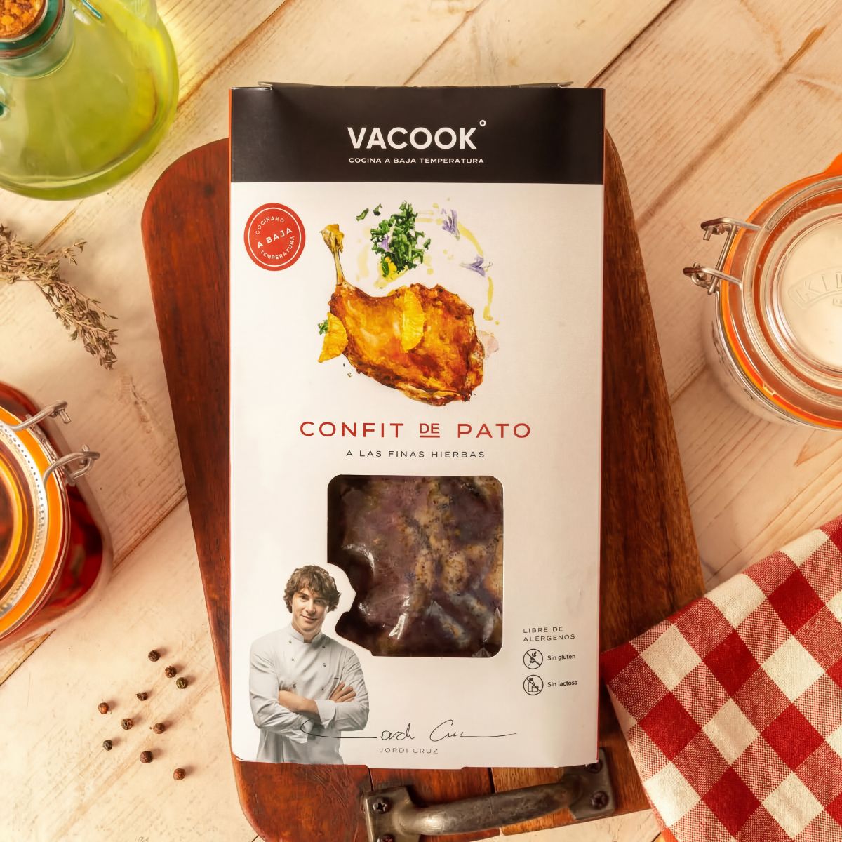 Muslo de pato confit a las finas hierbas Vacook 250g
