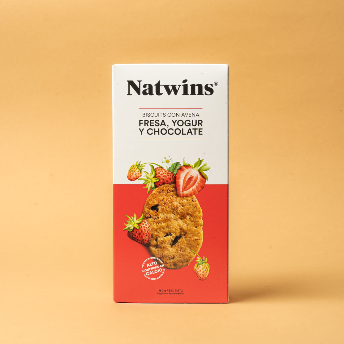 Galetes de maduixa i iogurt de xocolata Natwins 160g