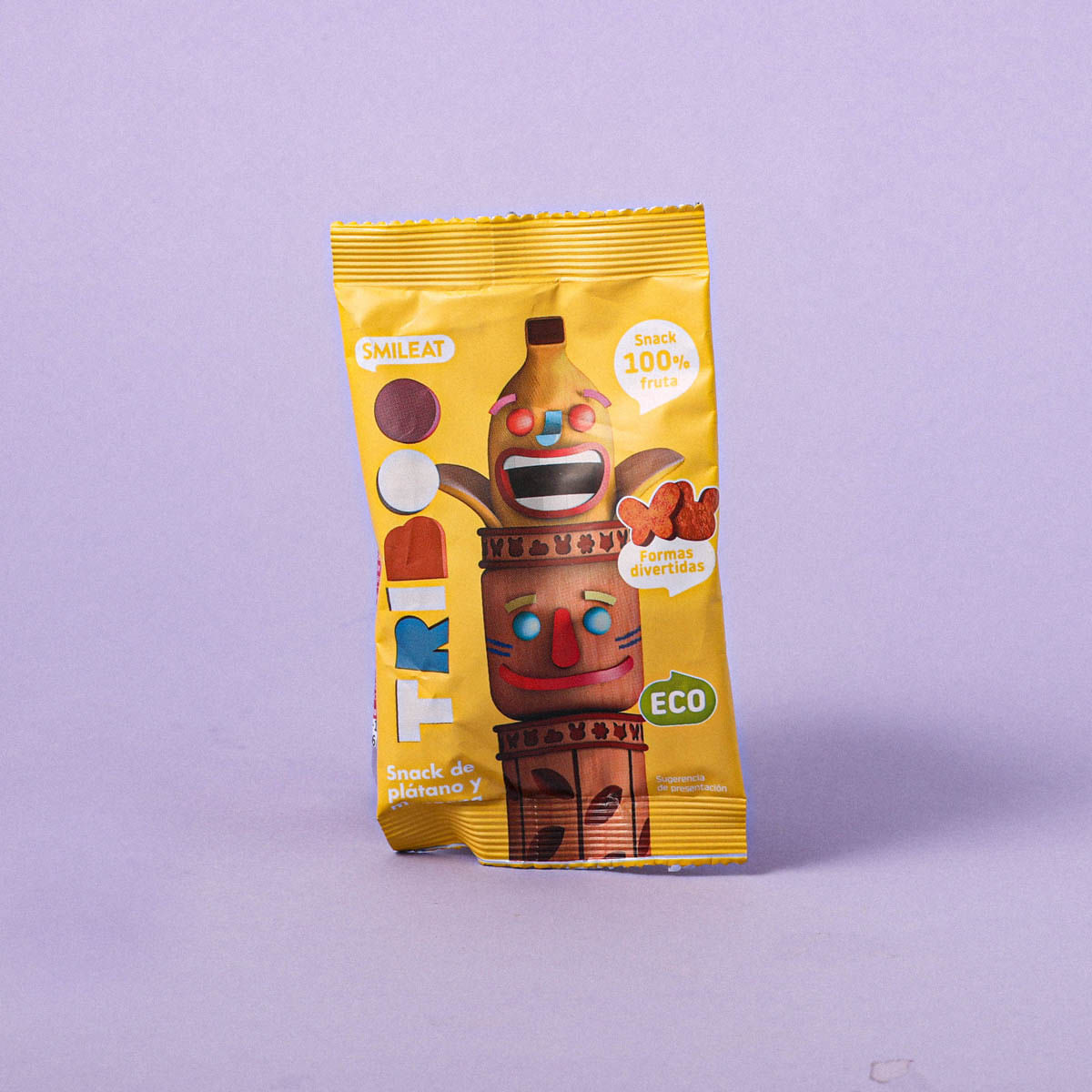 Snacks de plàtan ecològics Triboo 100% Smileat 25g