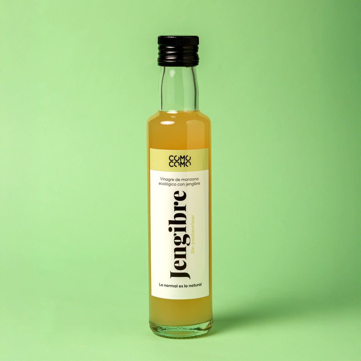 Vinagre de poma ecològic amb gingebre Como Como 250ml