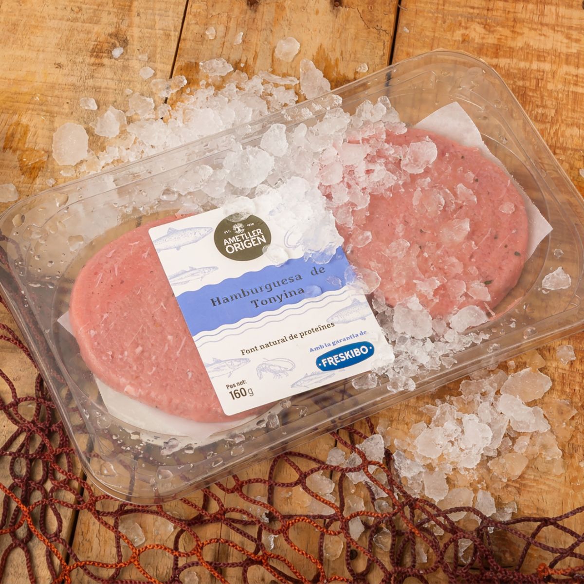 Hamburguesa de atún Ametller Origen 160g