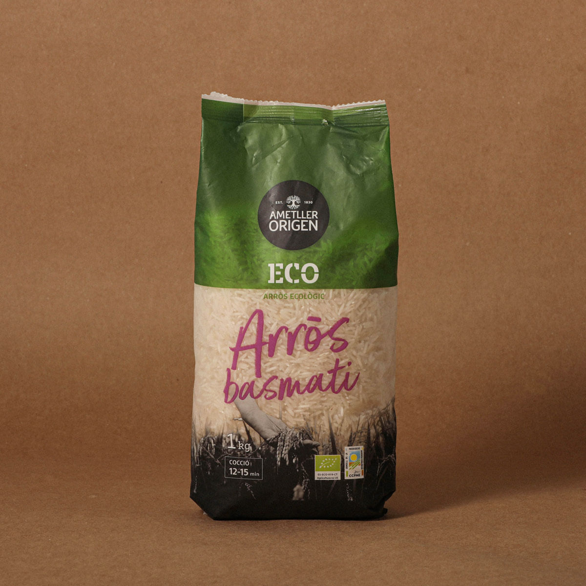 Arròs basmati ecològic 1kg
