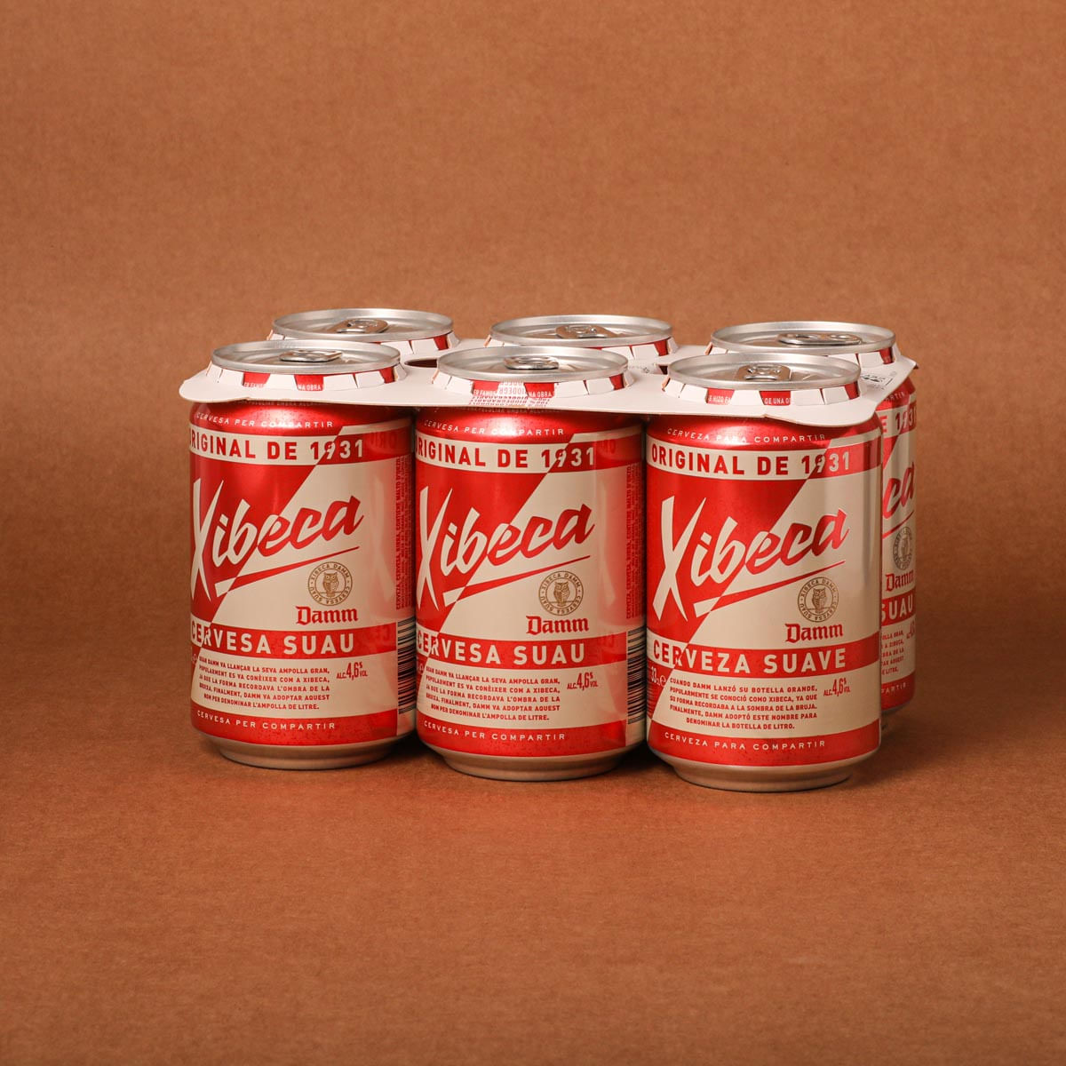 Cervesa en llauna Xibeca Damm 33cl - pack 6u.