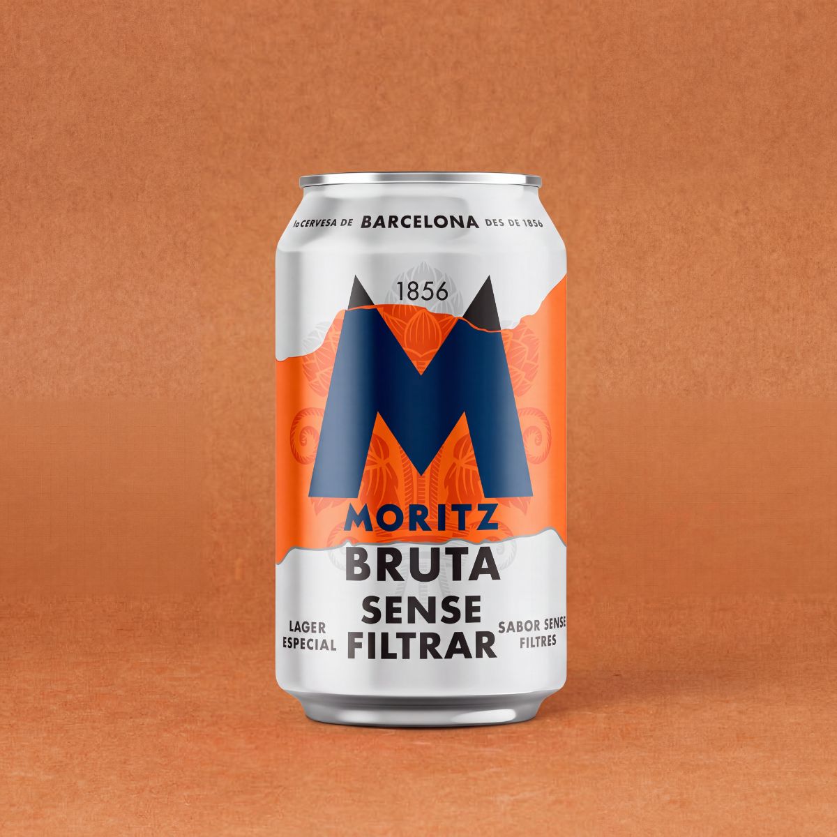 Cerveza sin filtrar en lata Moritz 33cl