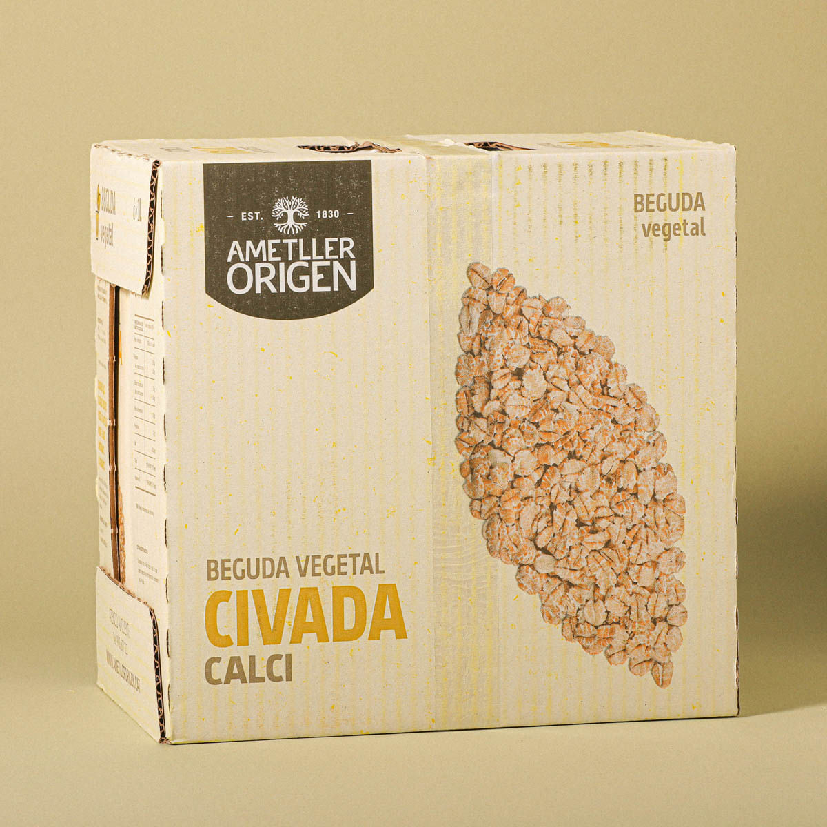 Beguda de civada amb calci Ametller Origen 1l - caixa 6u.