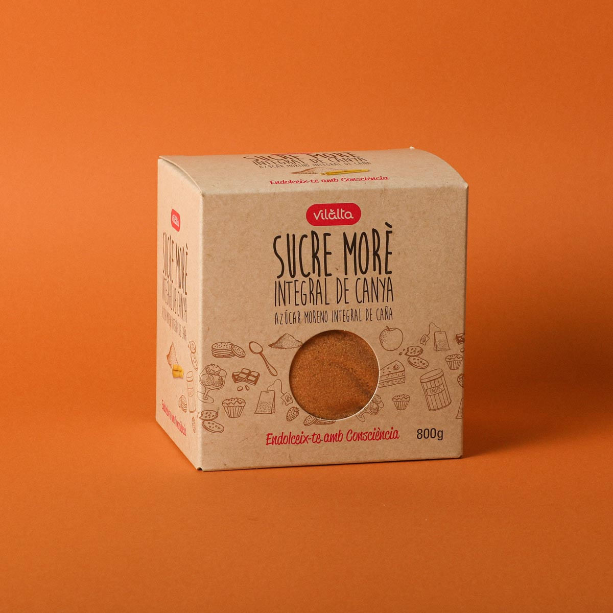 Sucre morè integral canya Vilalta 800g