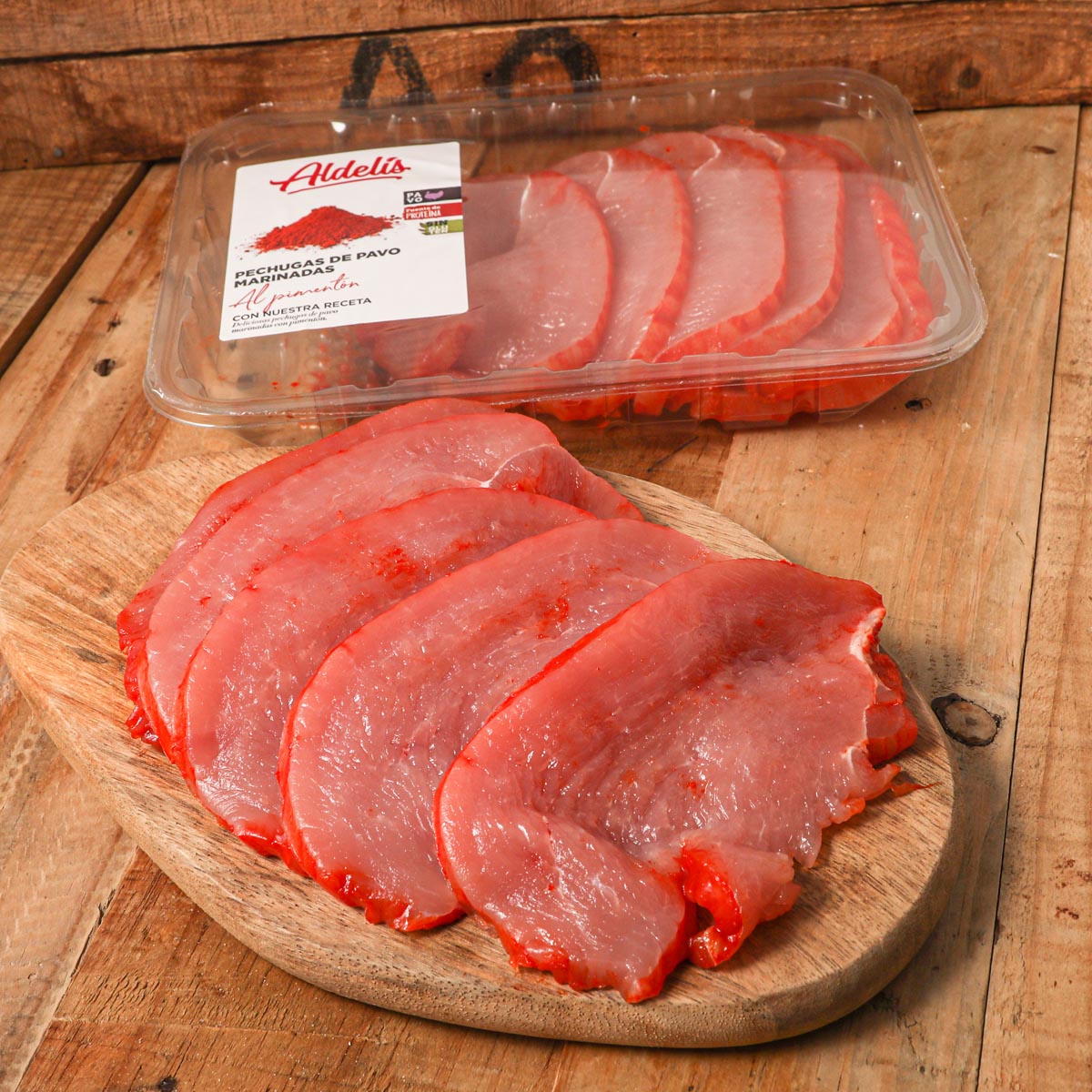 Pechuga de pavo al pimentón Aldelis
